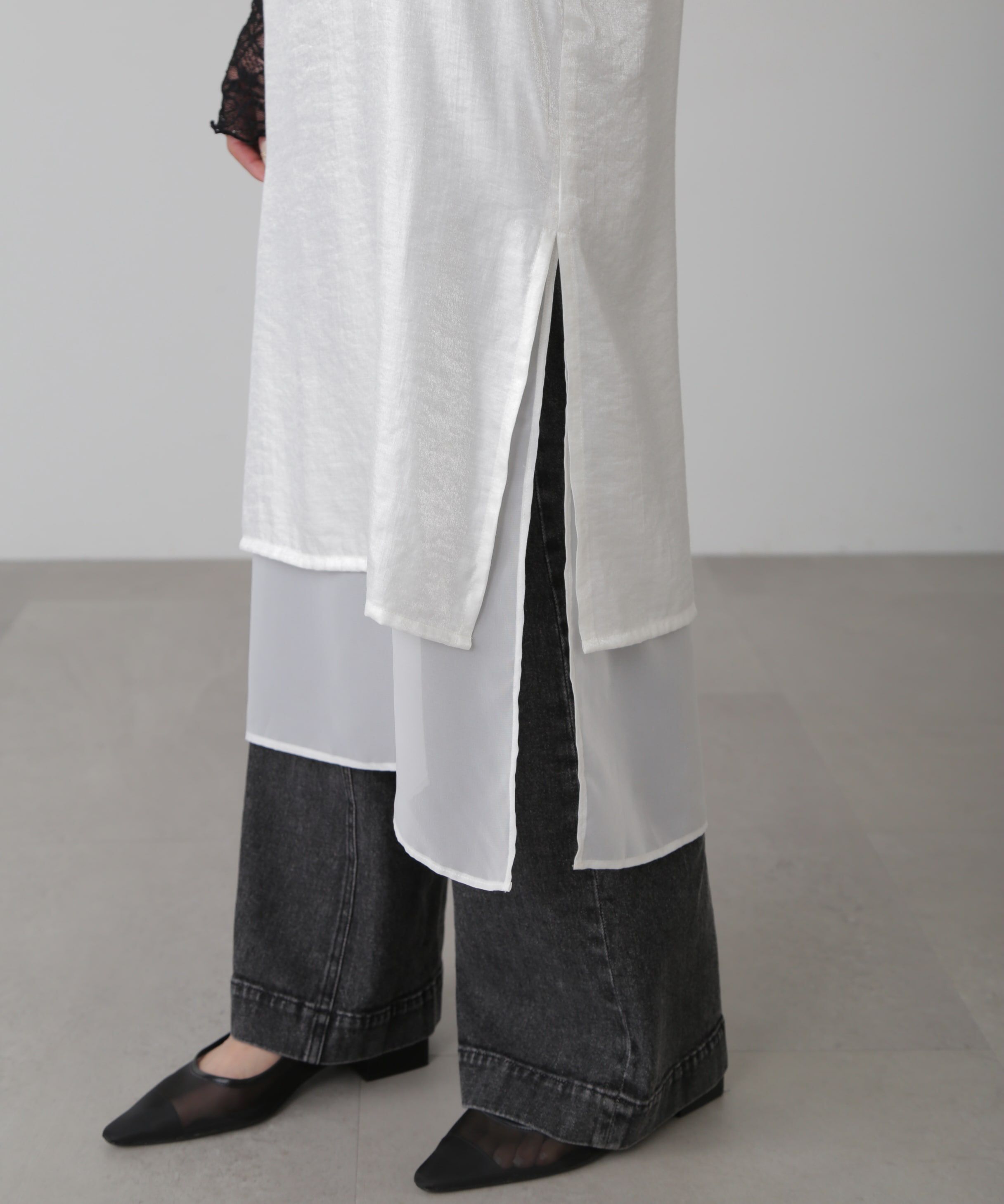  「レイヤードナローキャミワンピース」|ワンピース|