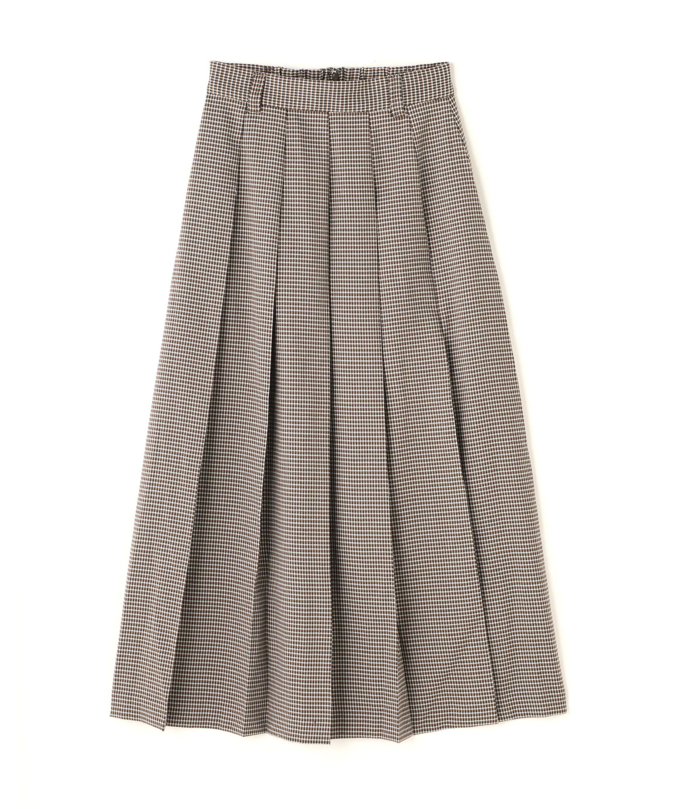  「フロントスリットプリーツロングスカート」|スカート|