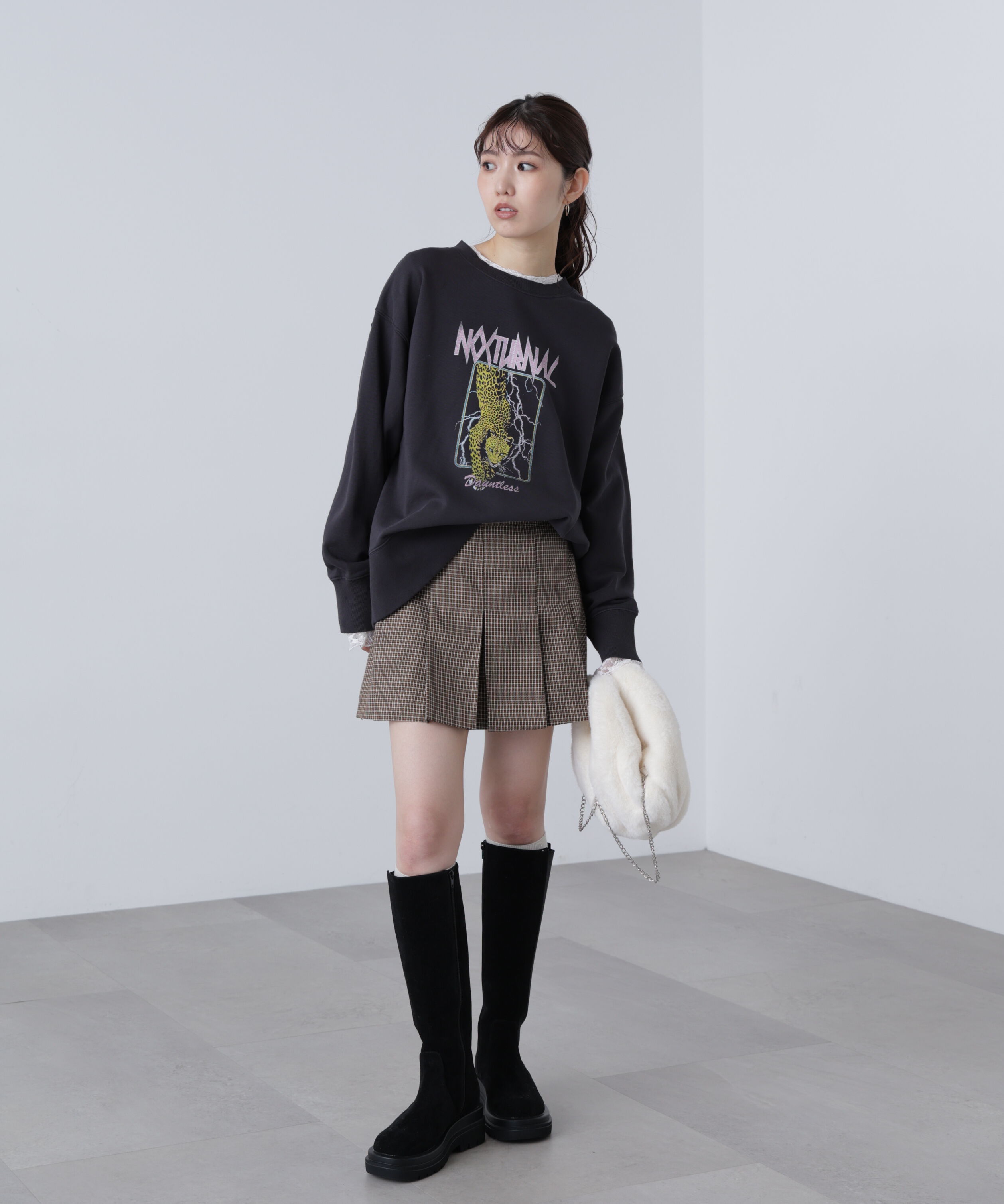  「ロックプリントスウェット」|Tシャツ・カットソー|