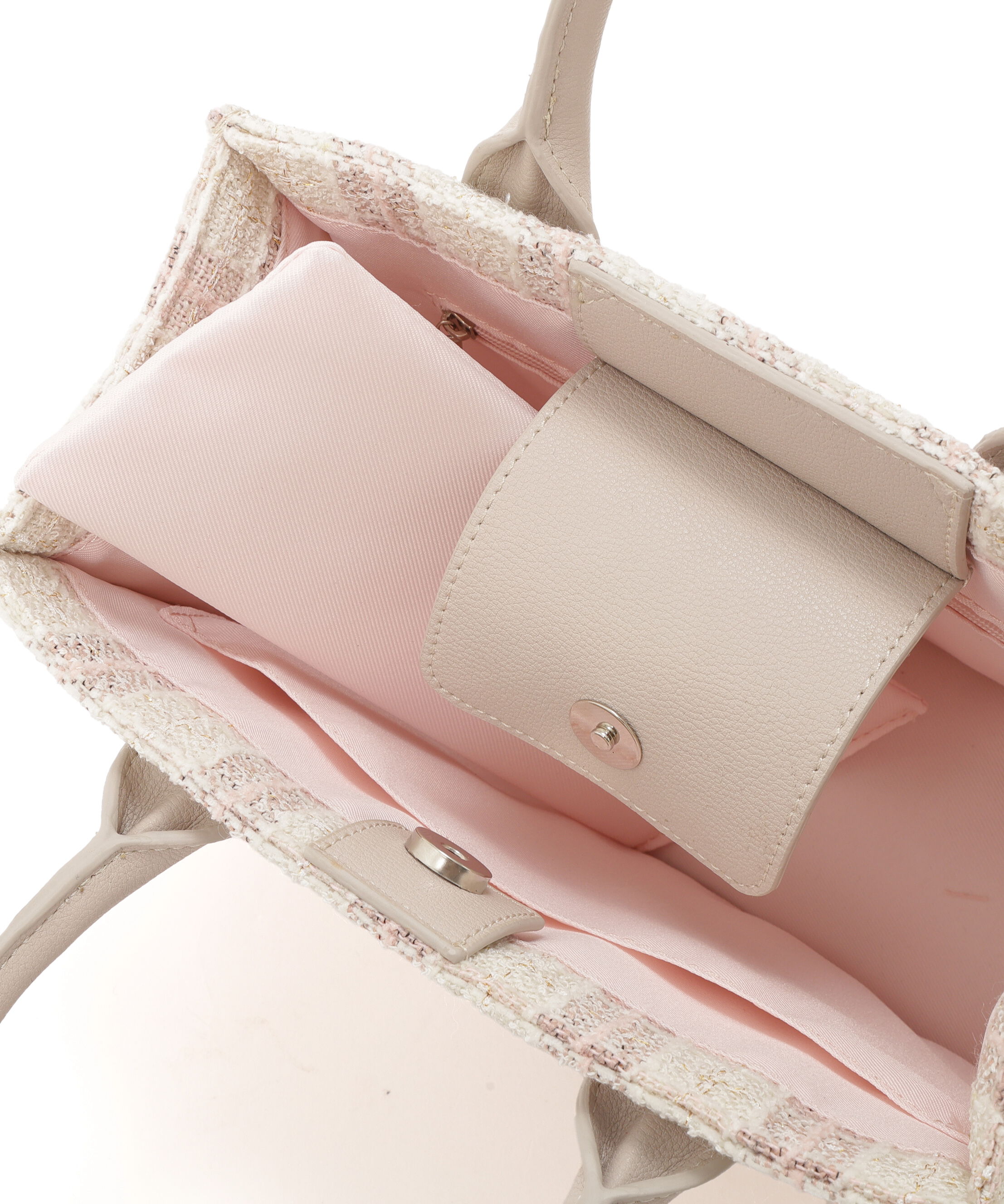  「ツイードチェックトートバッグ」|その他|