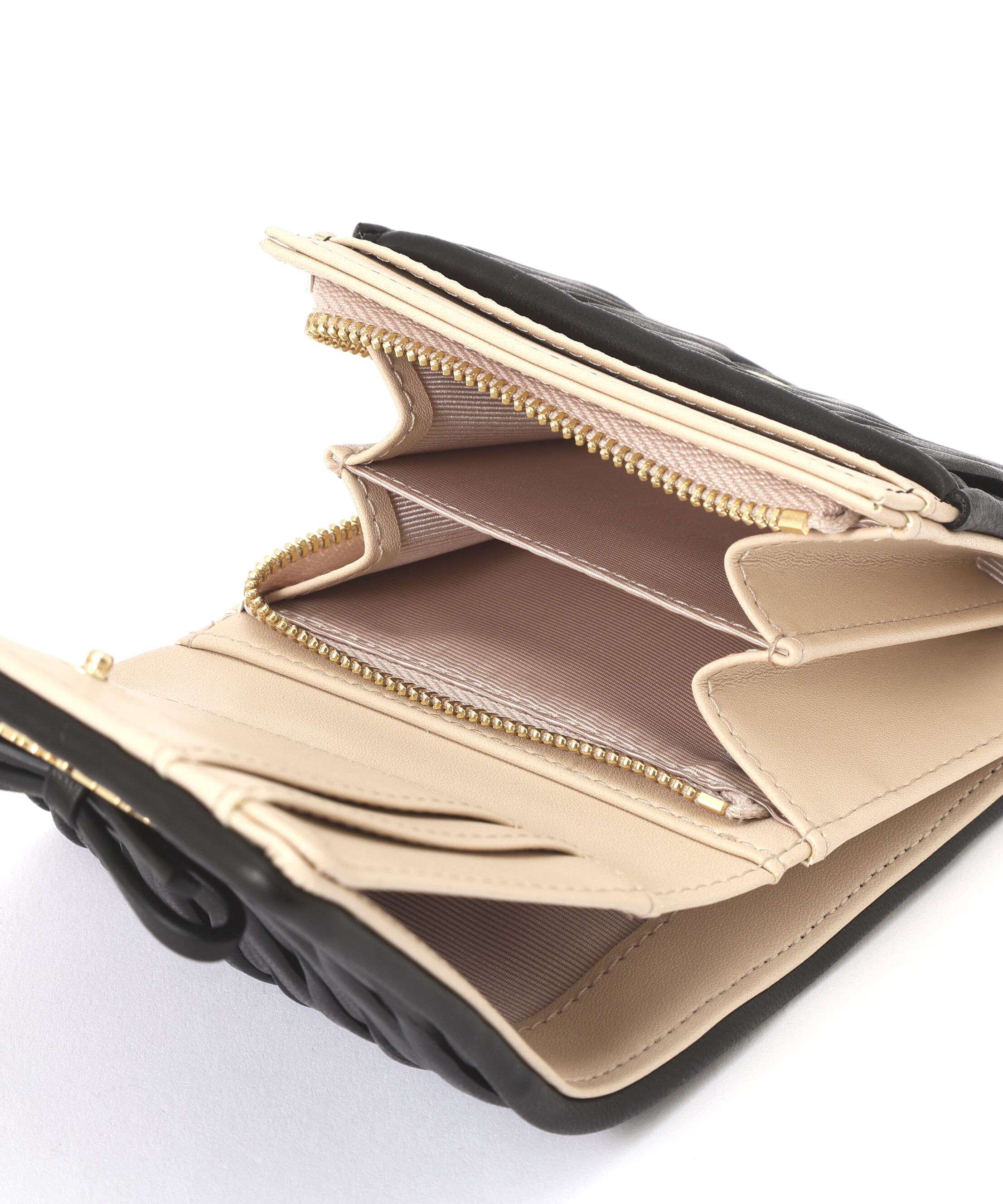  「ミニリボンパフィフラップウォレット」|財布|