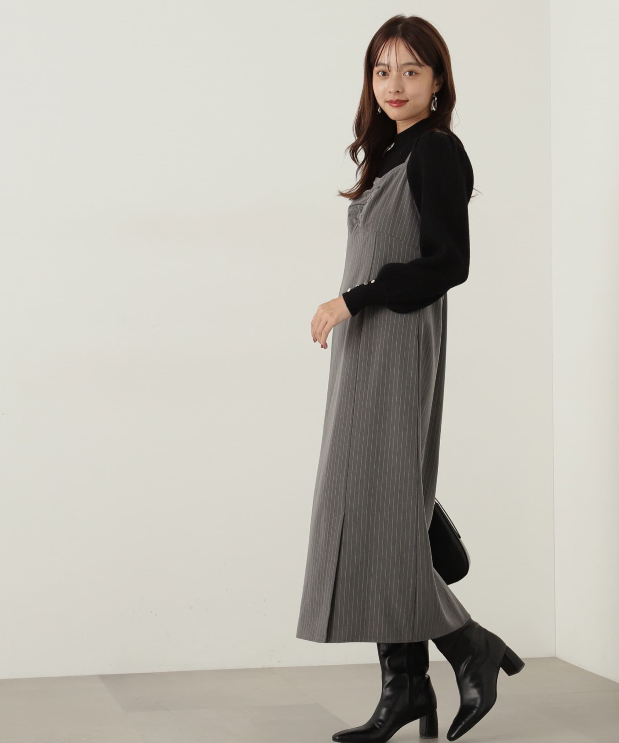 PROPORTION BODY DRESSING「フワフワカーデセットキャミワンピース」|ワンピース|