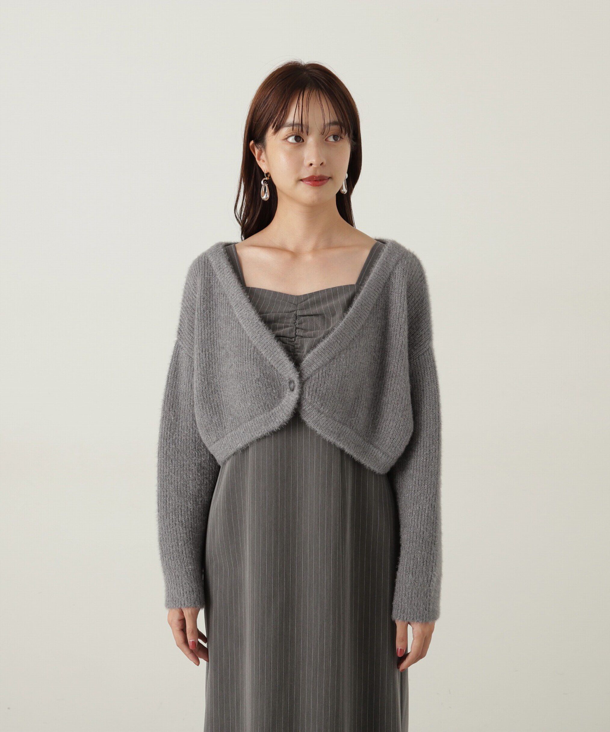 PROPORTION BODY DRESSING「フワフワカーデセットキャミワンピース」|ワンピース|