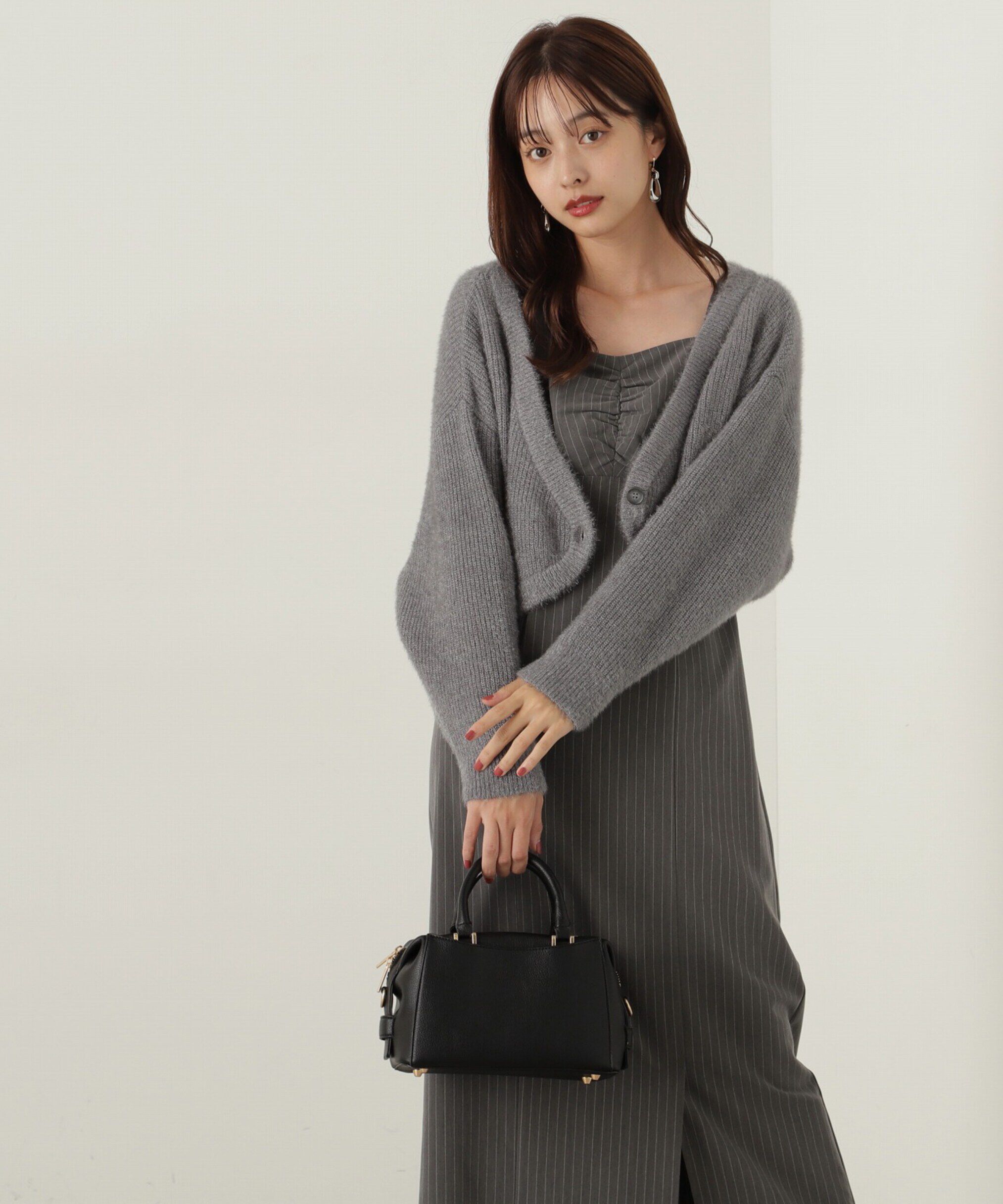 PROPORTION BODY DRESSING「フワフワカーデセットキャミワンピース」|ワンピース|