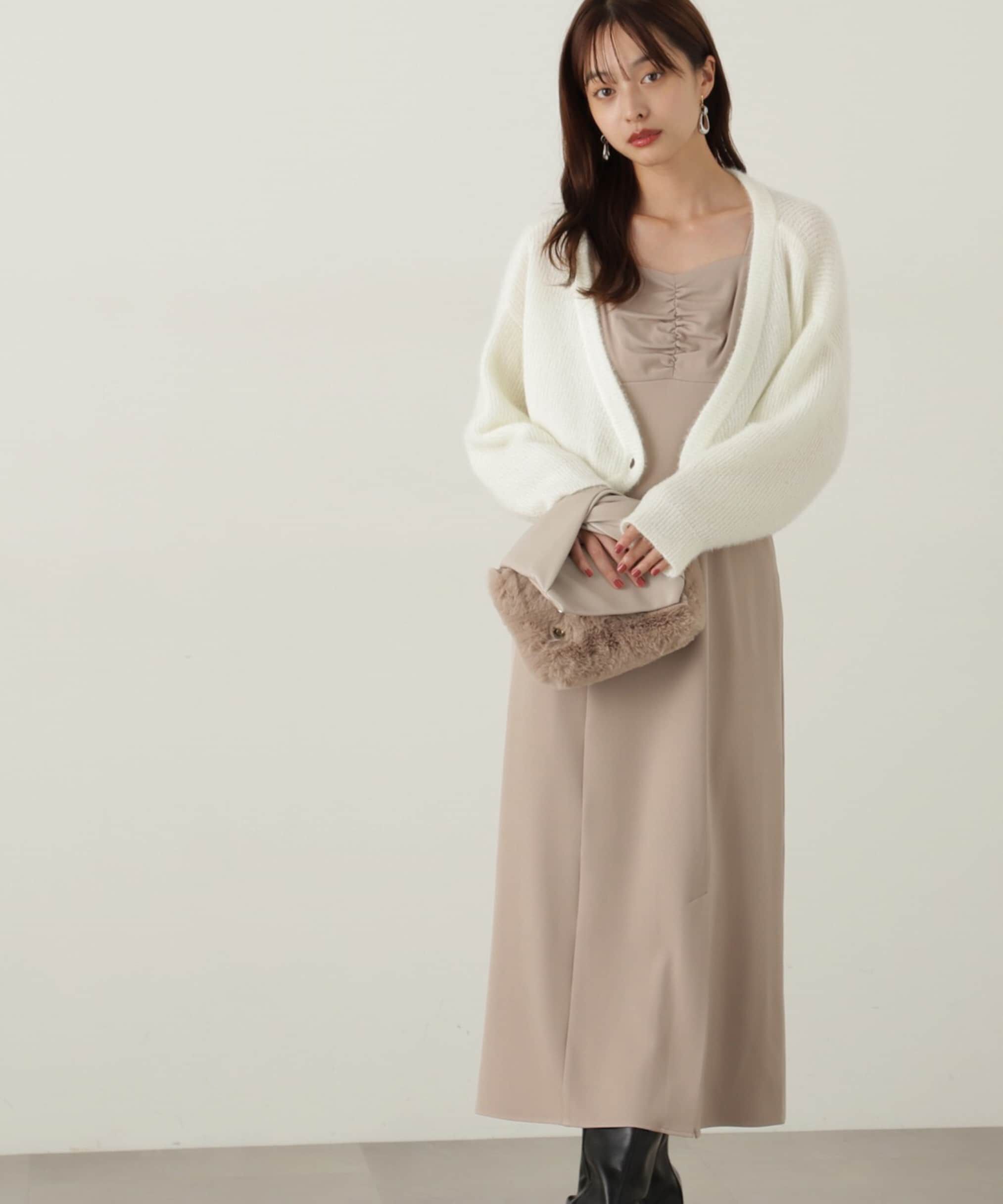 PROPORTION BODY DRESSING「フワフワカーデセットキャミワンピース」|ワンピース|