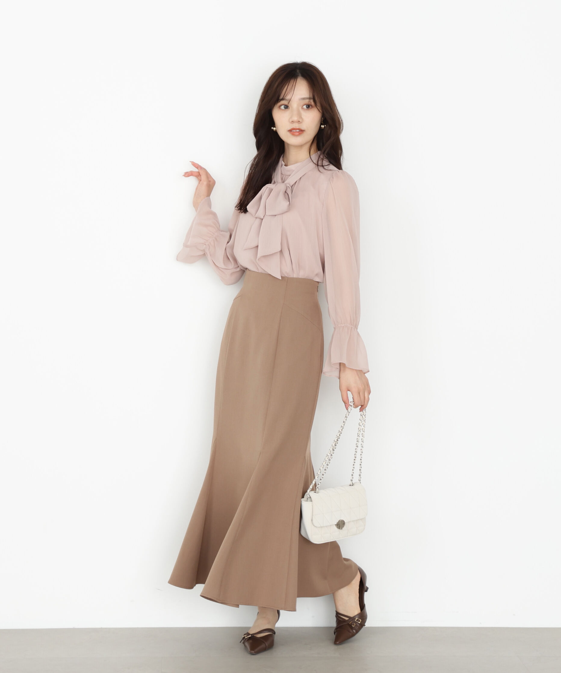 PROPORTION BODY DRESSING「バックレースアップマーメイドスカート 25AW」|スカート|