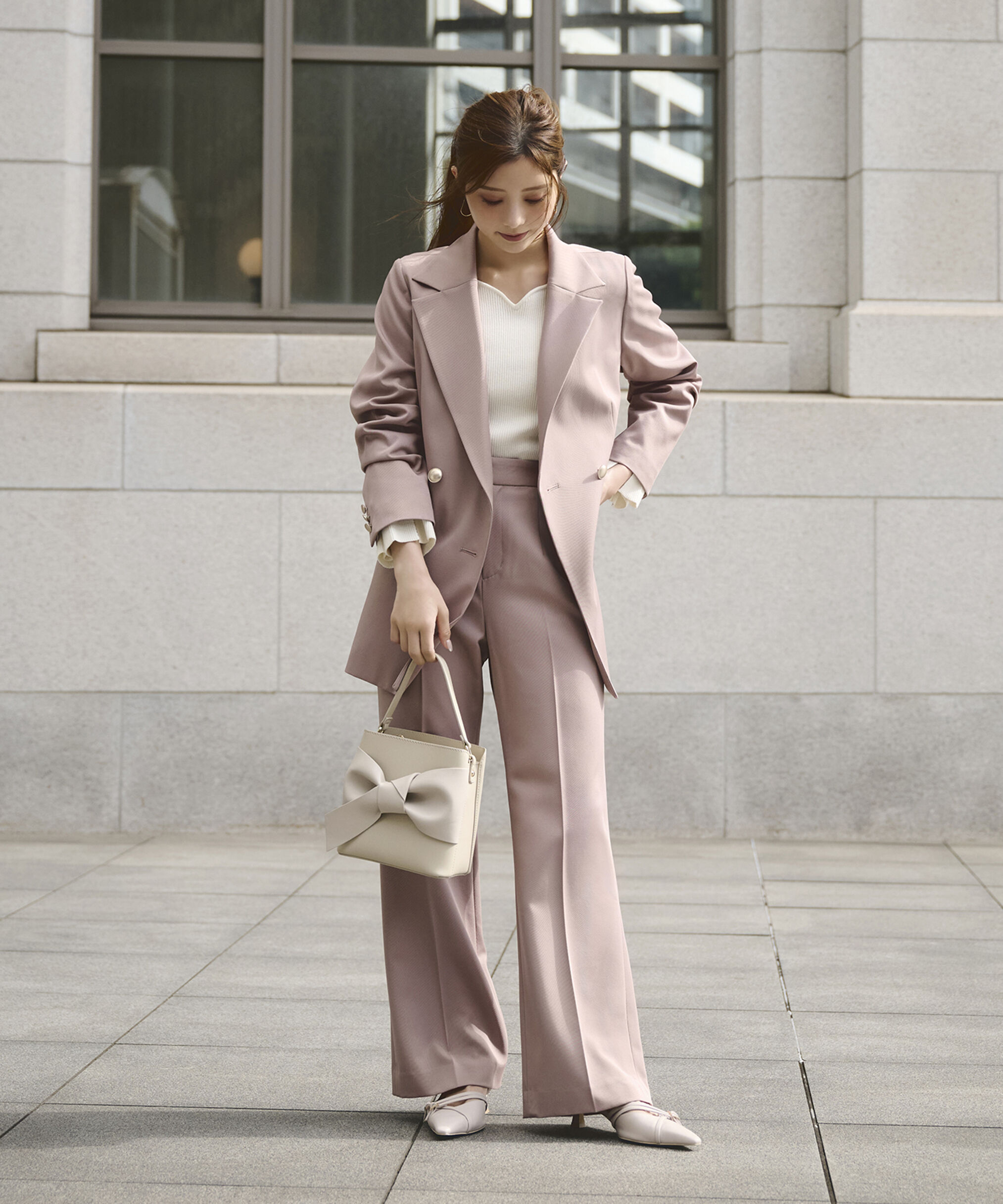 PROPORTION BODY DRESSING「美ラインフレアパンツ 25AW」|その他|