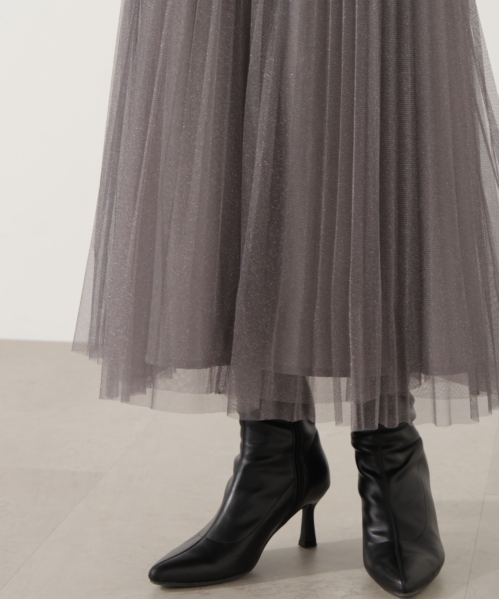 PROPORTION BODY DRESSING「《EDIT COLOGNE》ラメプリーツスカート 25AW」|スカート|