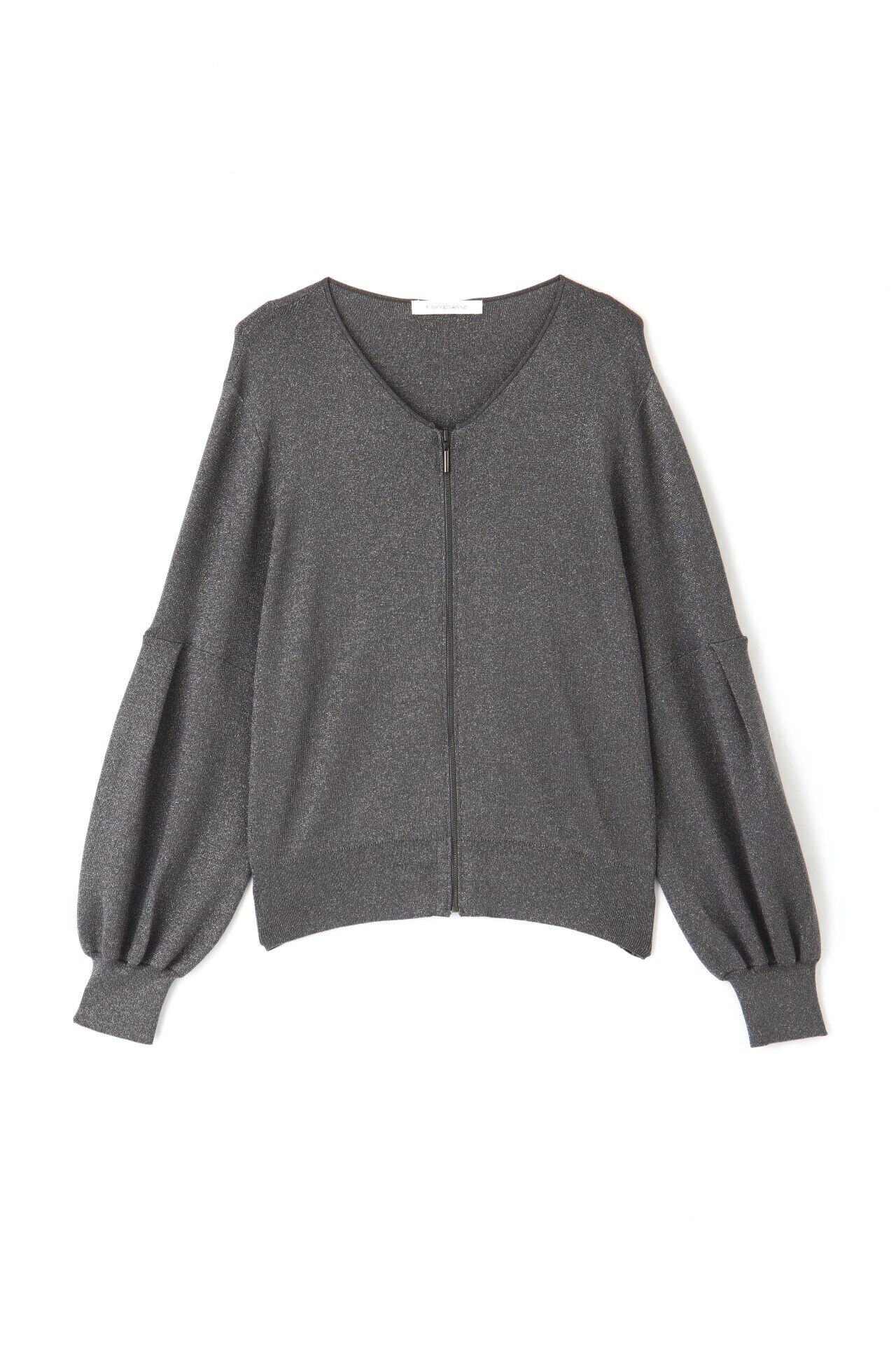  「◆ジップアップラメニットブルゾン」|その他|