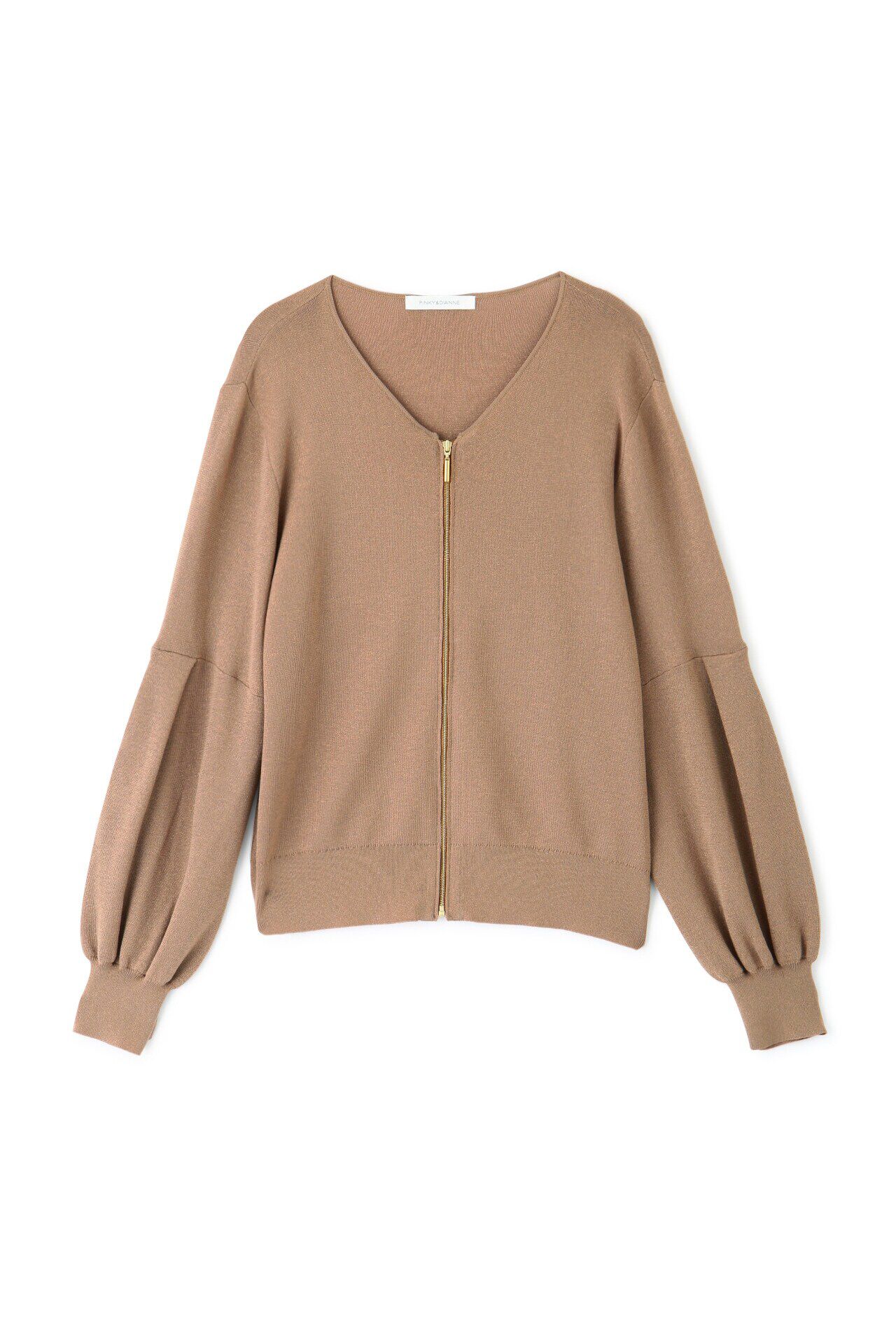  「◆ジップアップラメニットブルゾン」|その他|