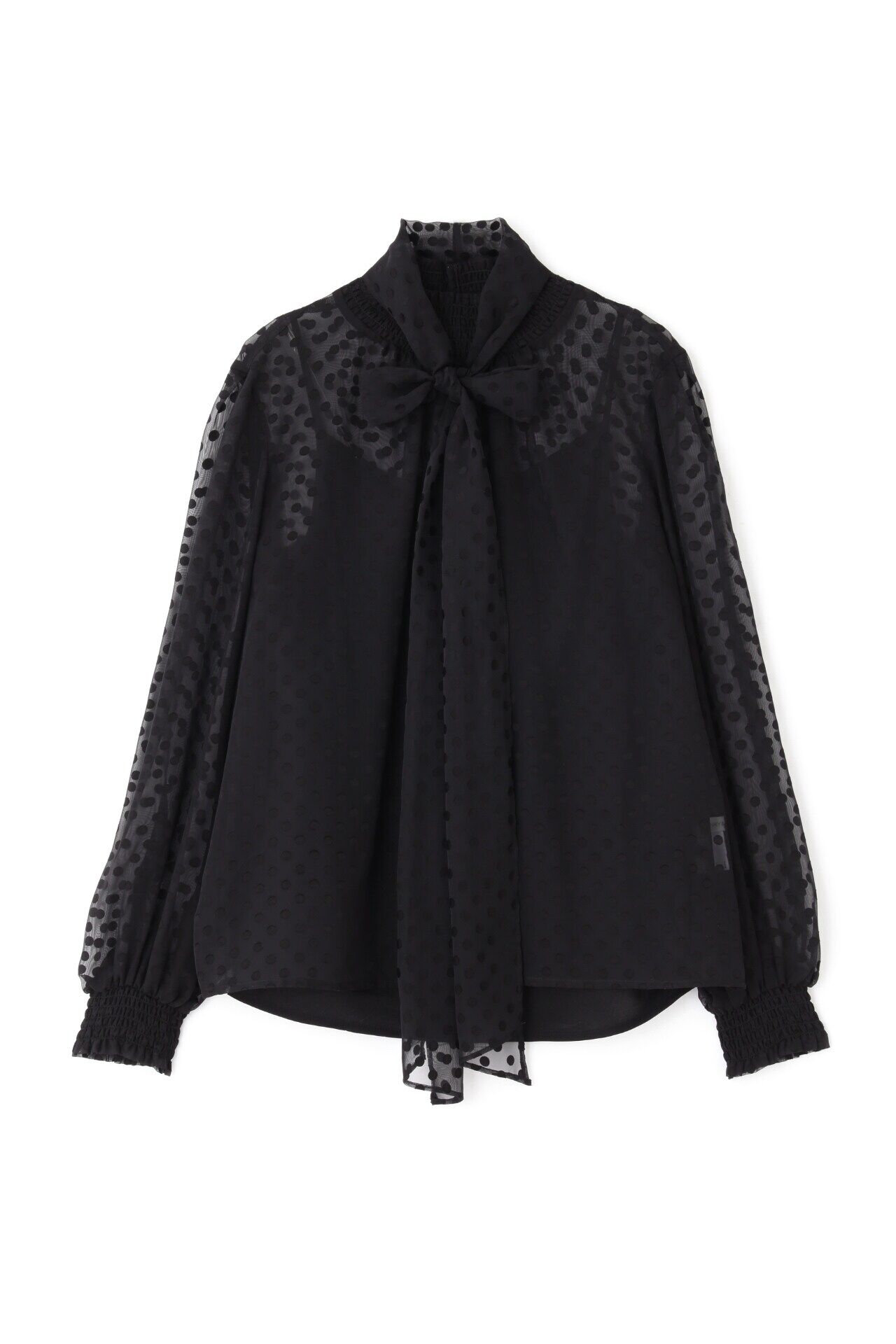  「◆オパールドットリボンブラウス」|シャツ・ブラウス|