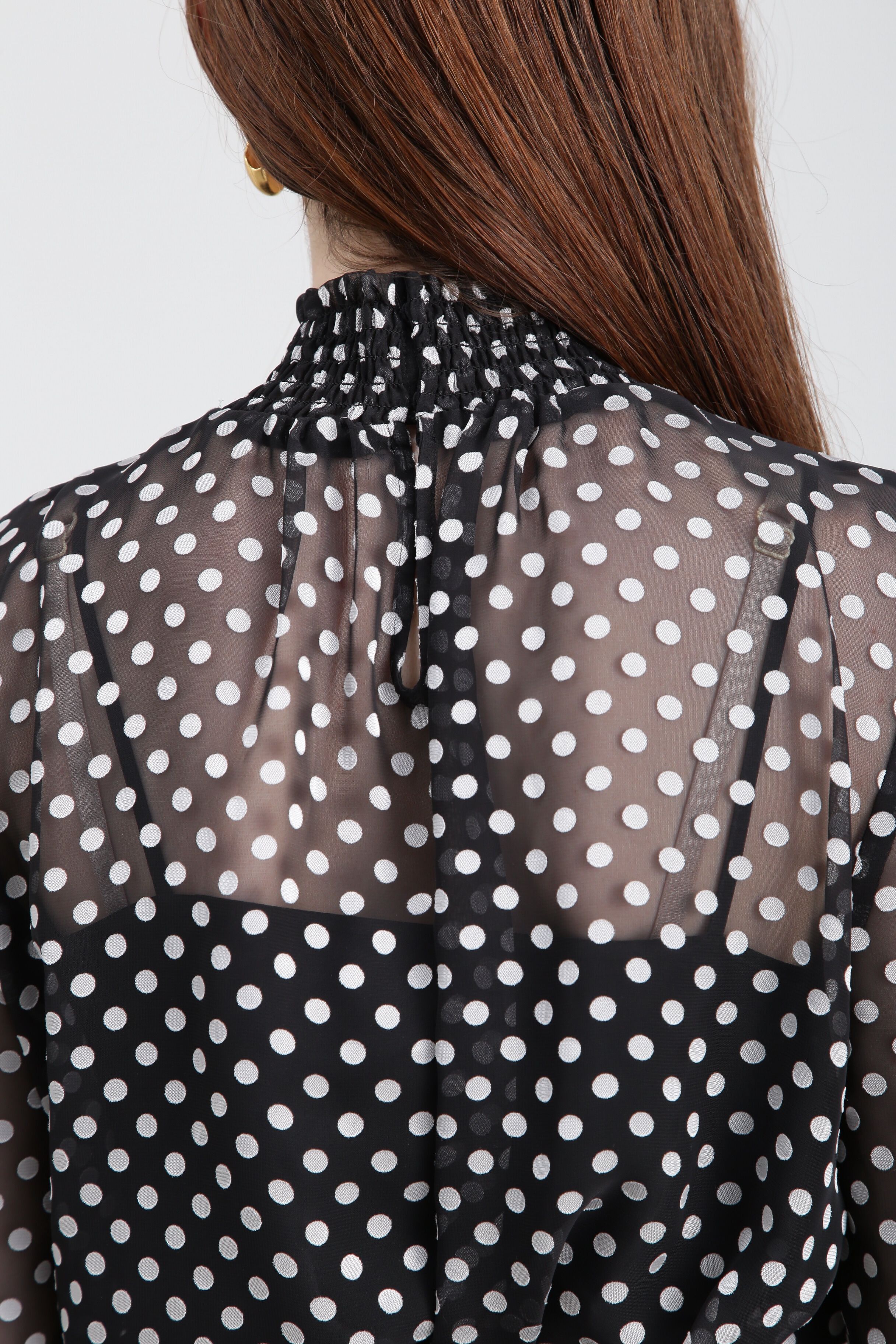  「◆オパールドットリボンブラウス」|シャツ・ブラウス|