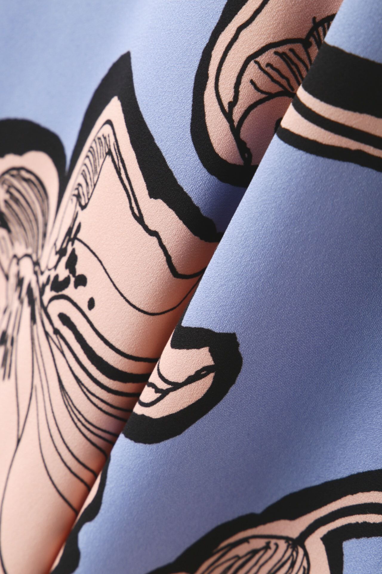  「◆アブストラクトリーフプリントスカート」|スカート|