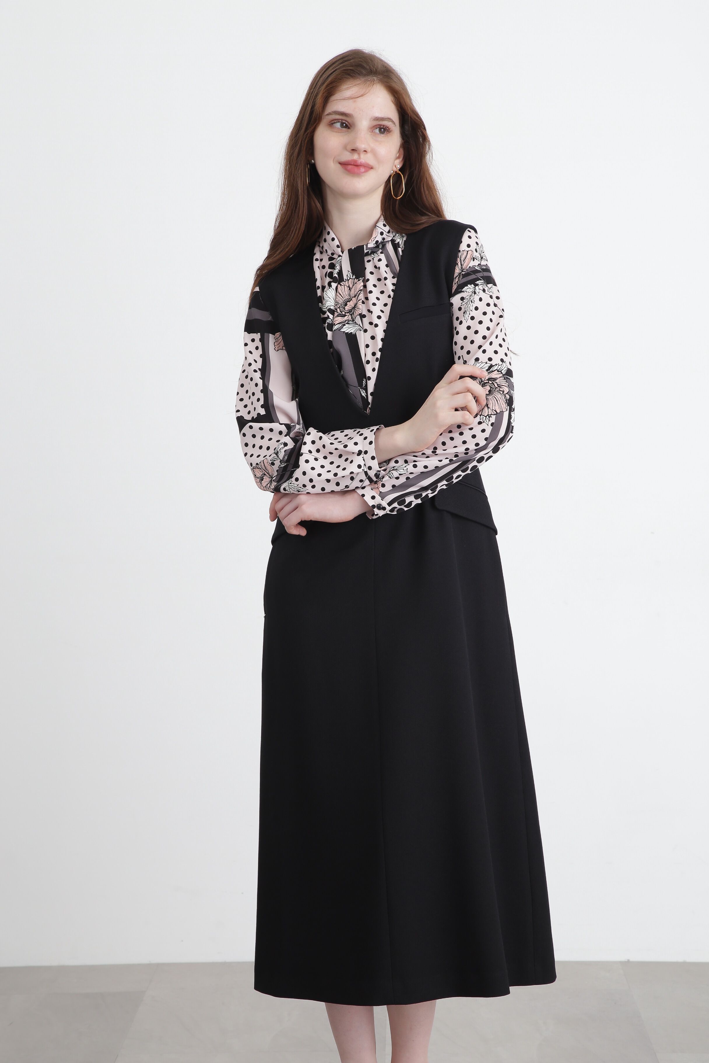  「◆マスキュリンロングワンピース」|ワンピース|