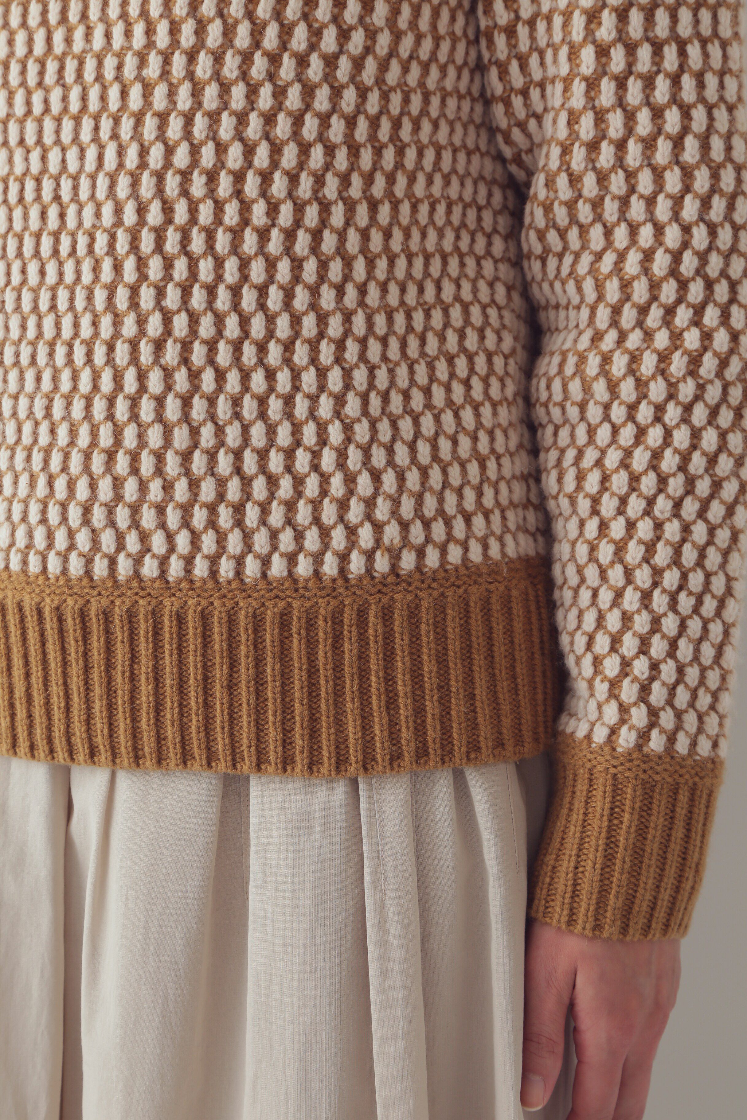  「◆ドットジャガードプルオーバーニット」|ニット・セーター|