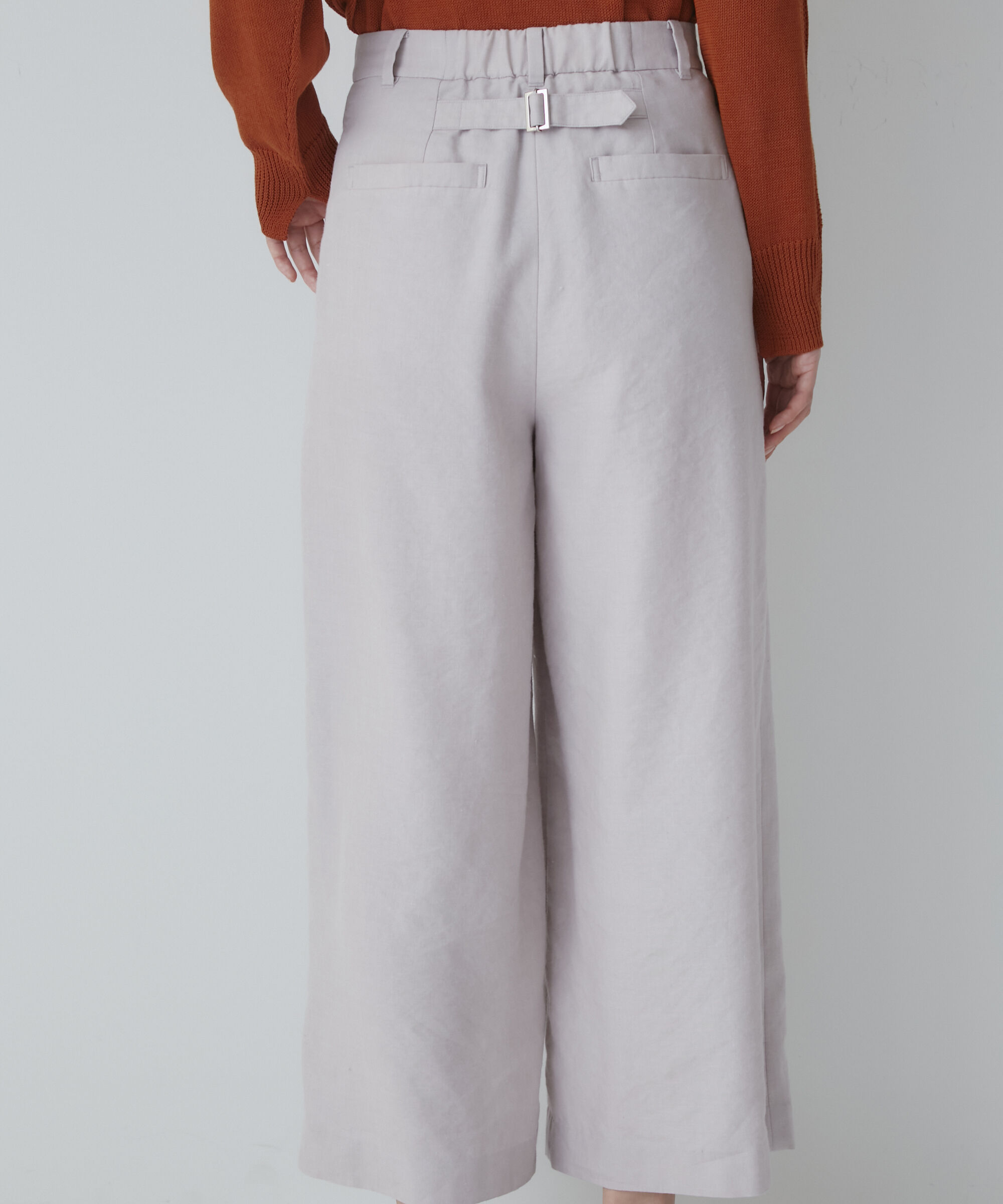  「◆ＰＥレーヨンリネンセミワイドパンツ」|その他|