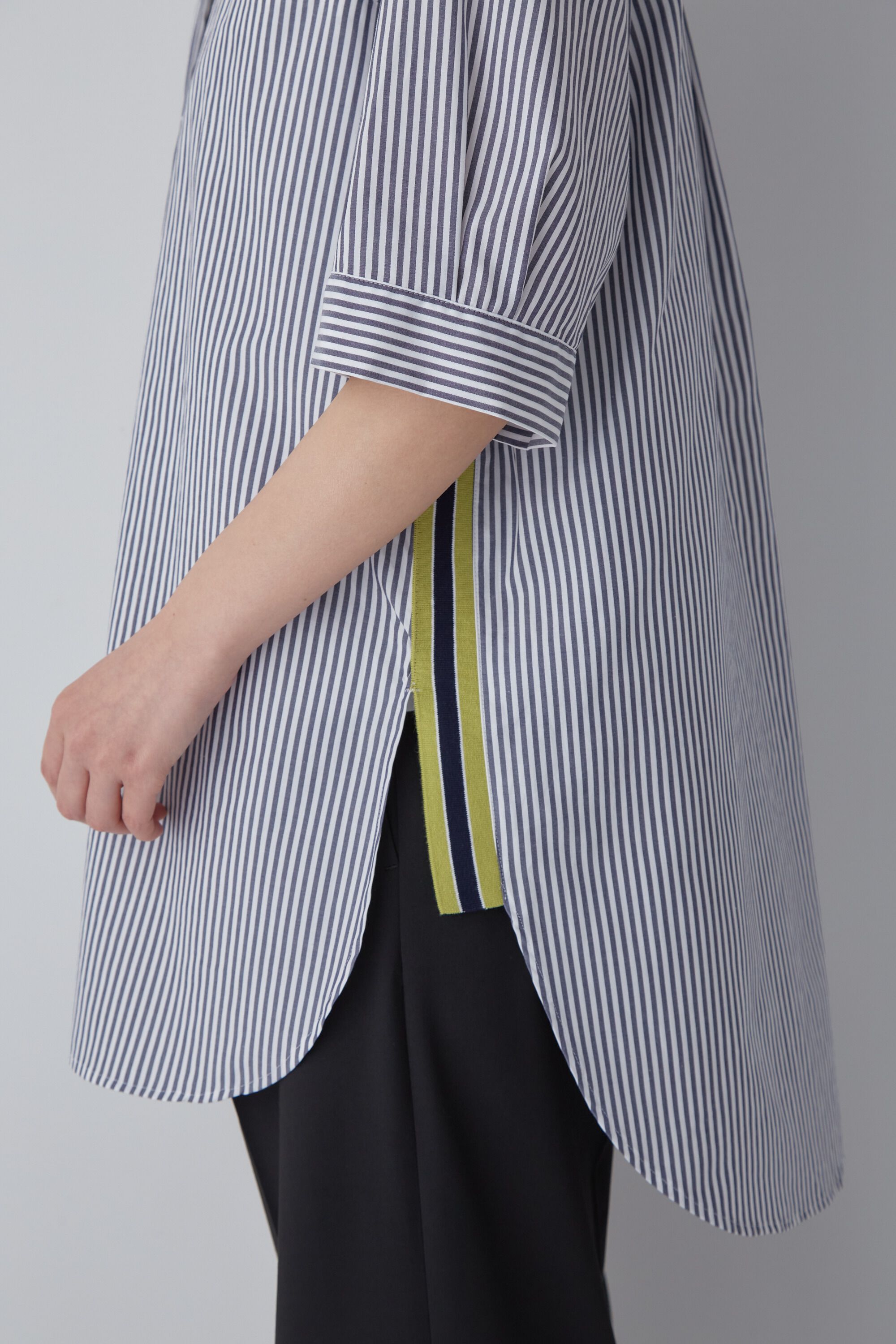  「◆スポーティストライプブラウス」|シャツ・ブラウス|