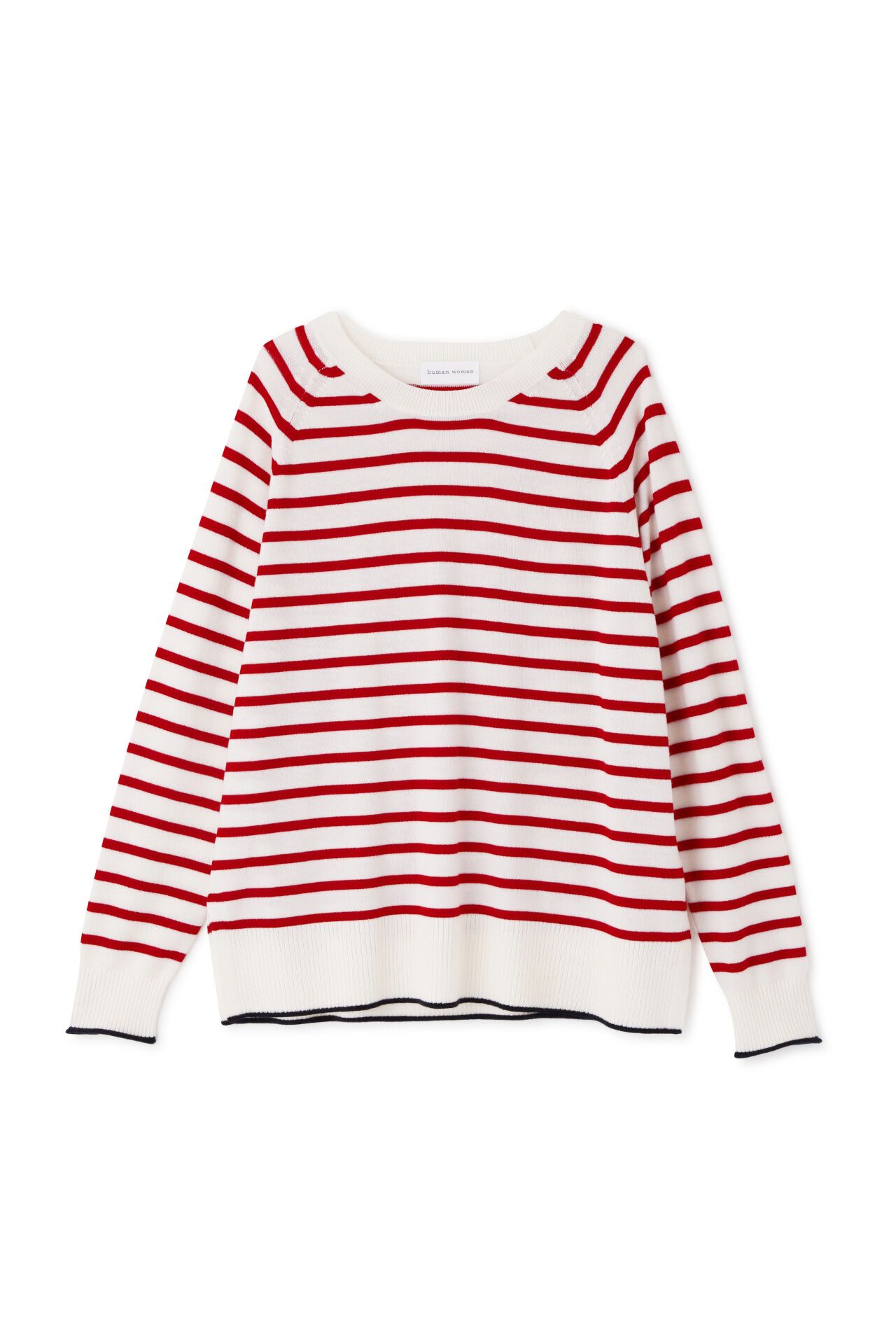  「◆梳毛ボーダーニット」|ニット・セーター|