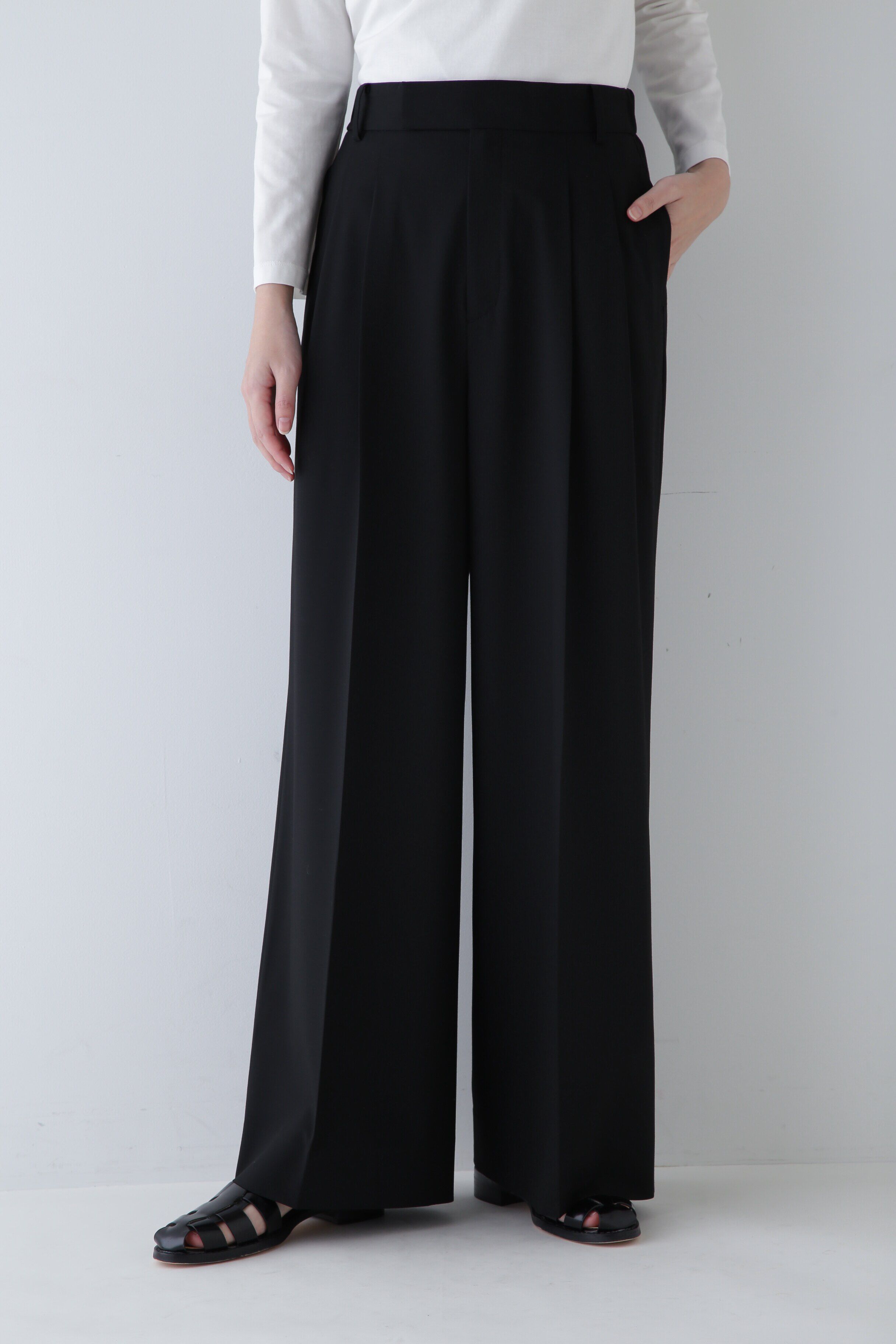  「◆センタープレスワイドパンツ」|その他|