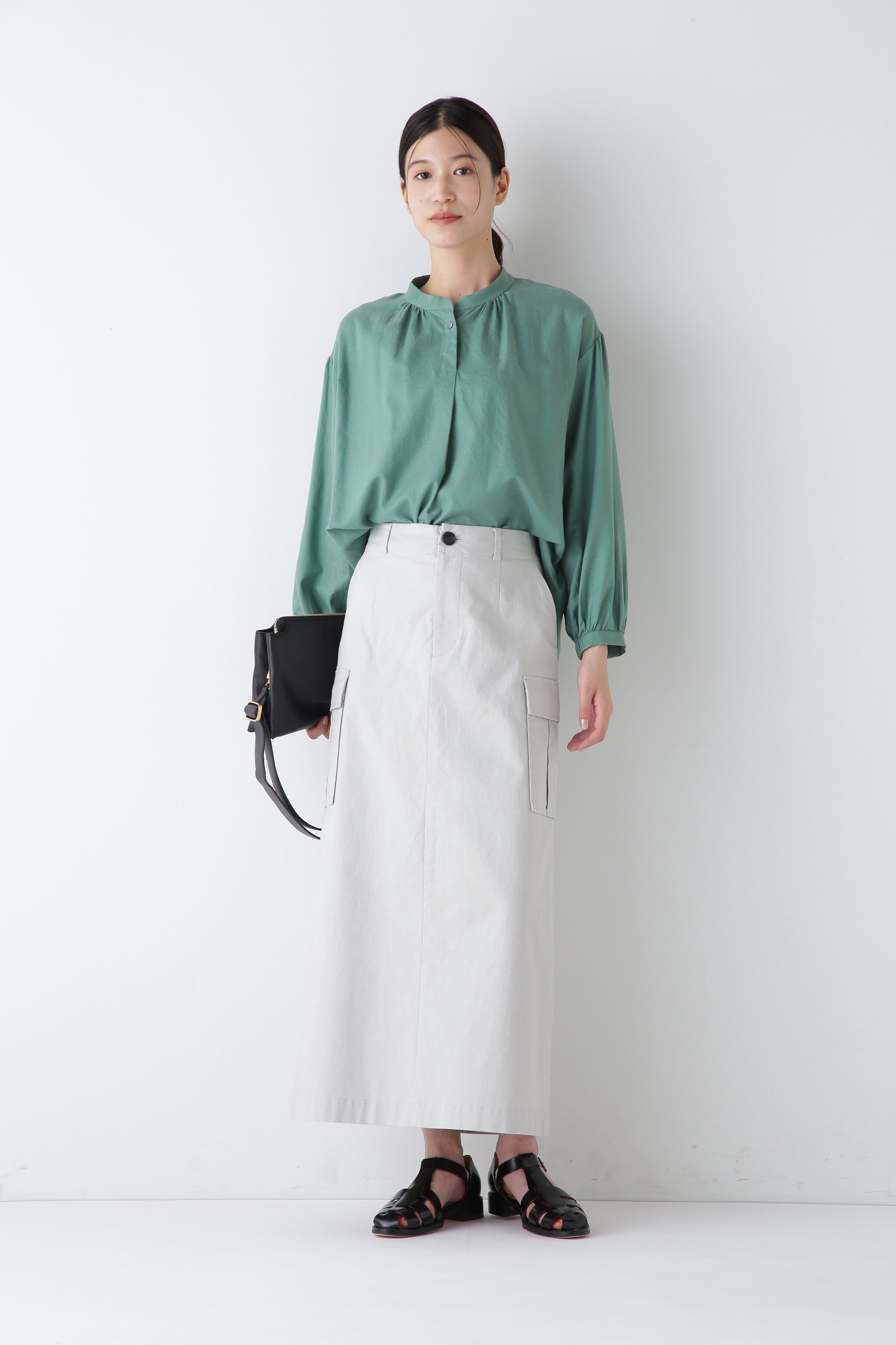  「◆オックスストレッチカーゴスカート」|スカート|