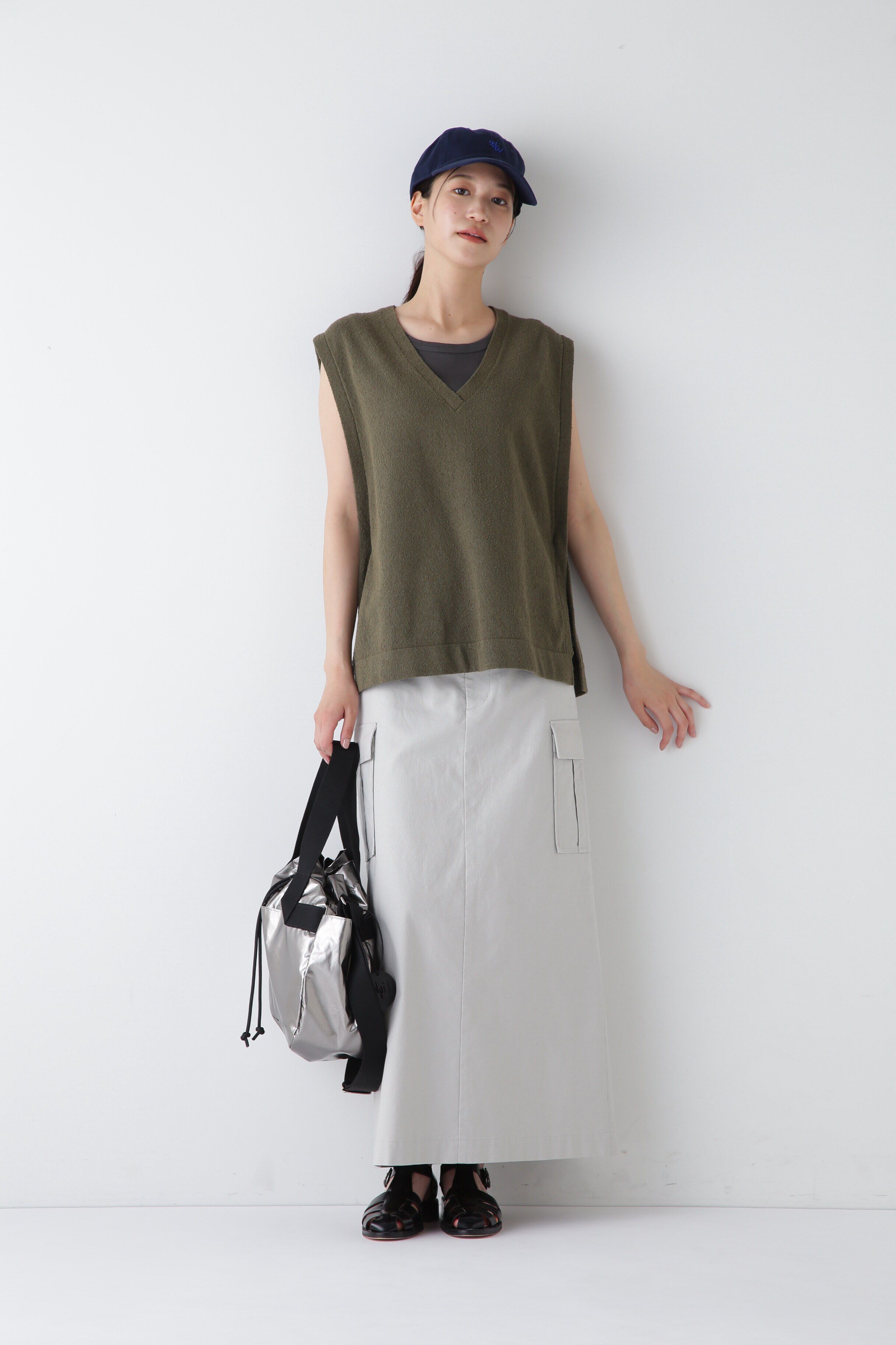  「◆オックスストレッチカーゴスカート」|スカート|