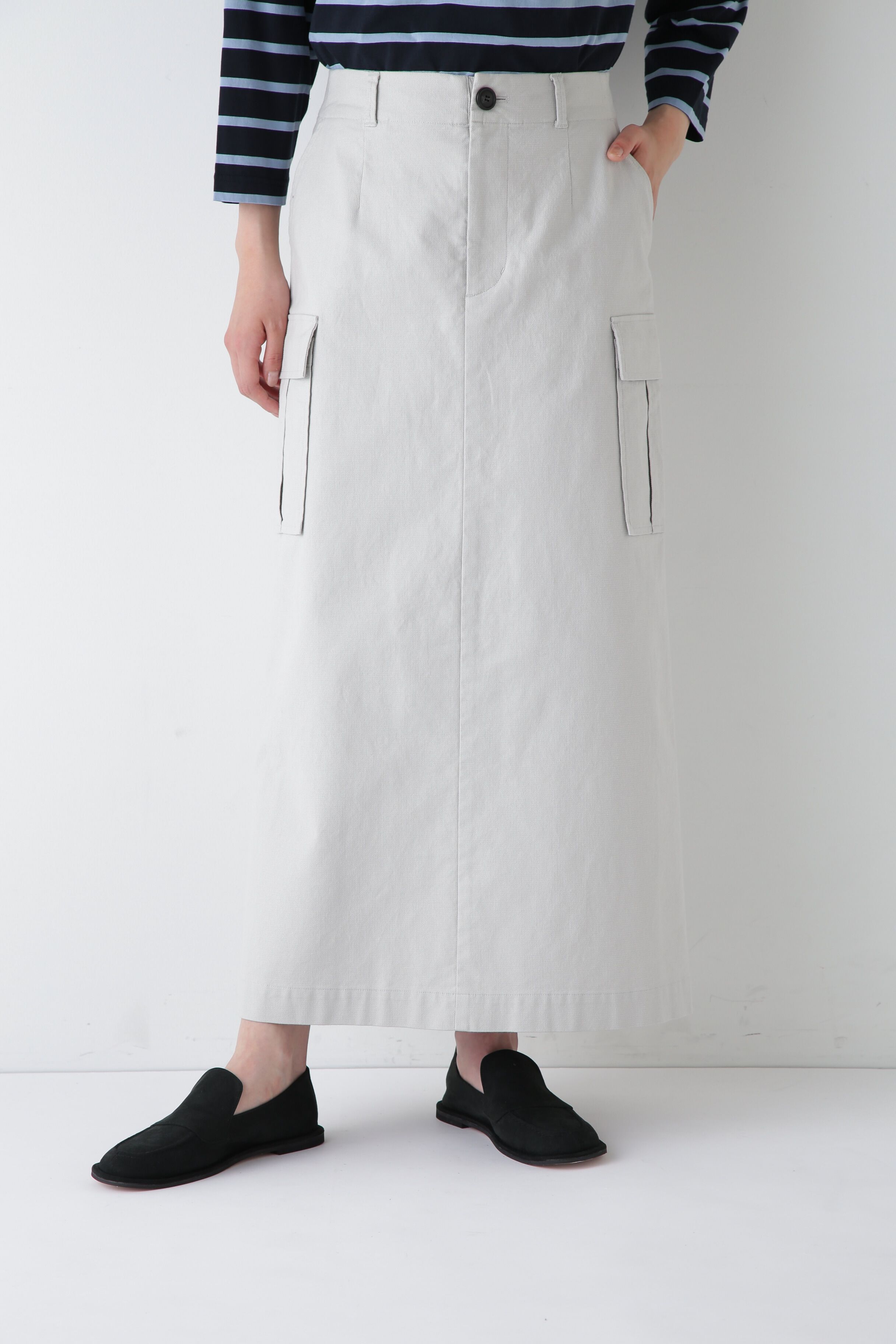  「◆オックスストレッチカーゴスカート」|スカート|