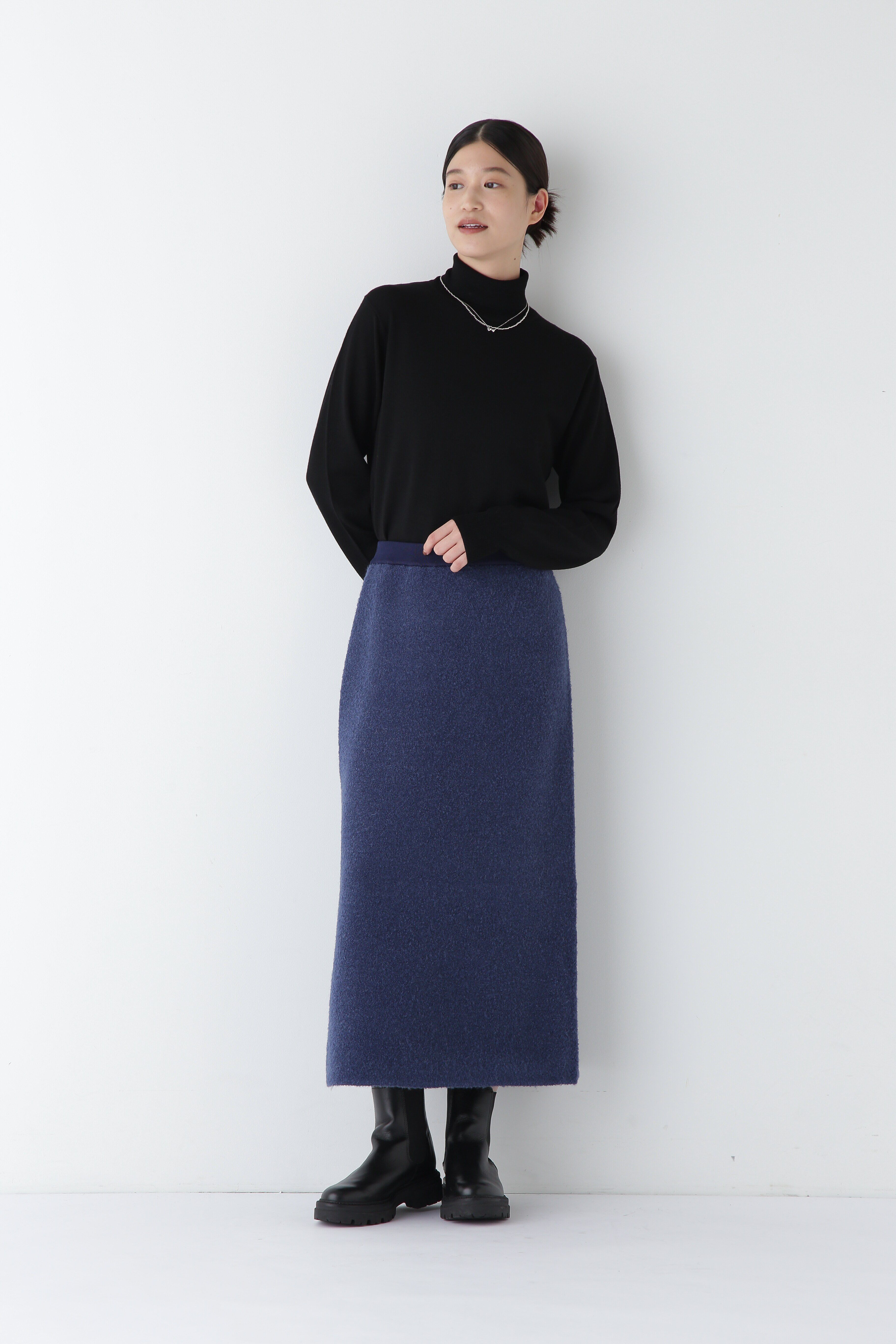  「◆接結ブークレＡラインスカート」|スカート|