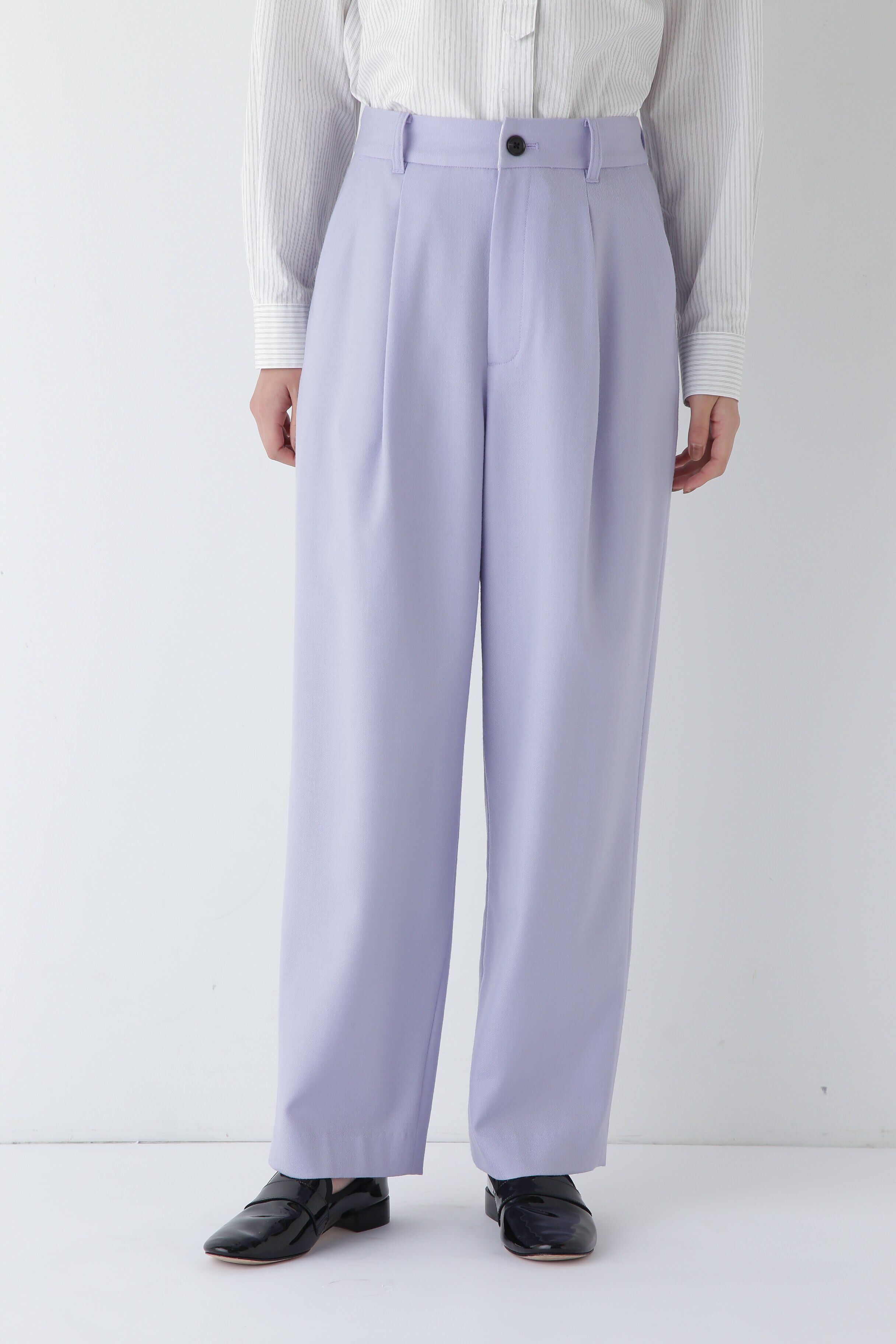  「◆ウールフラノワイドテーパードパンツ」|その他|