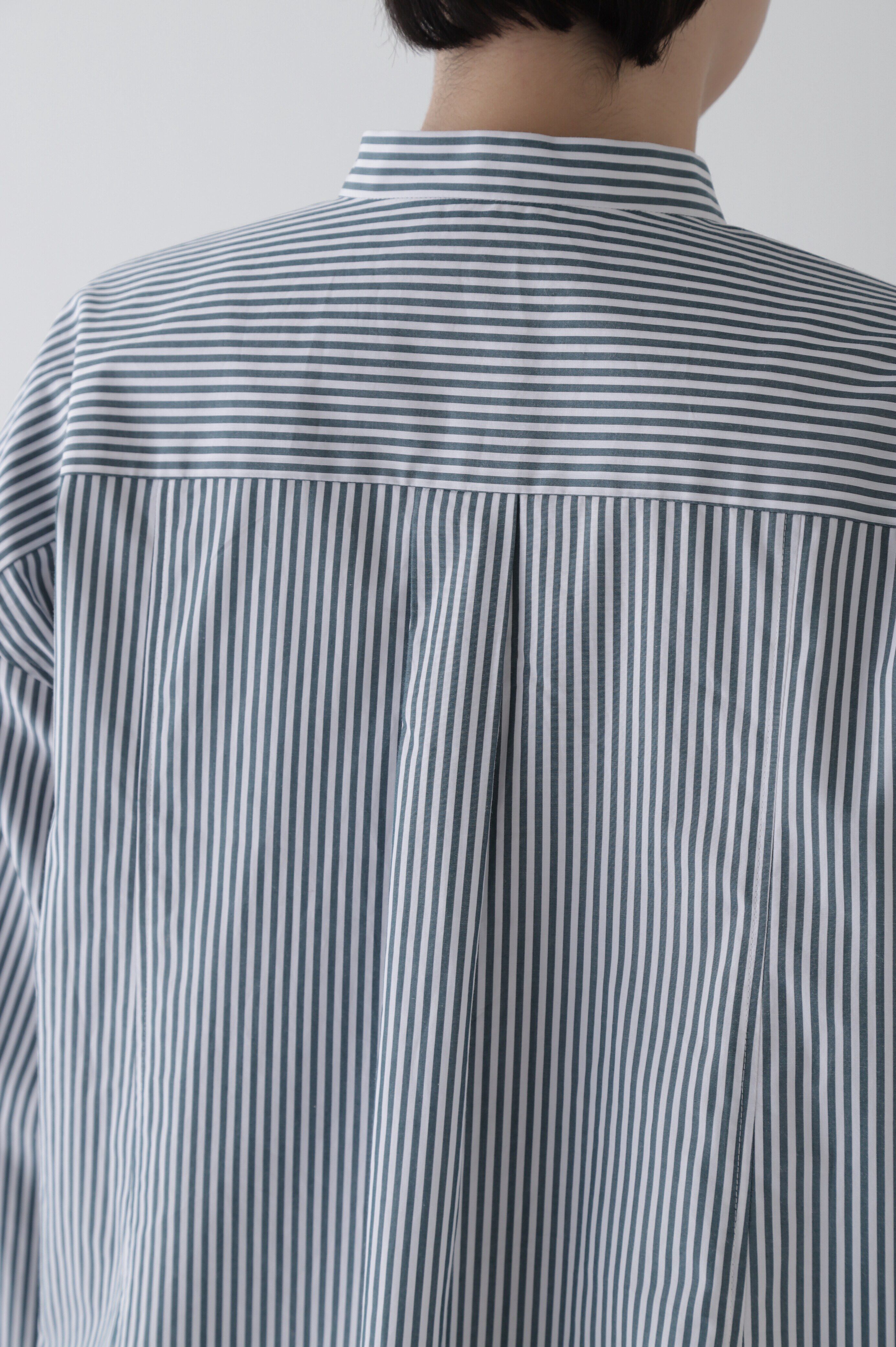  「◆バンドカラーオーバーブラウス」|シャツ・ブラウス|