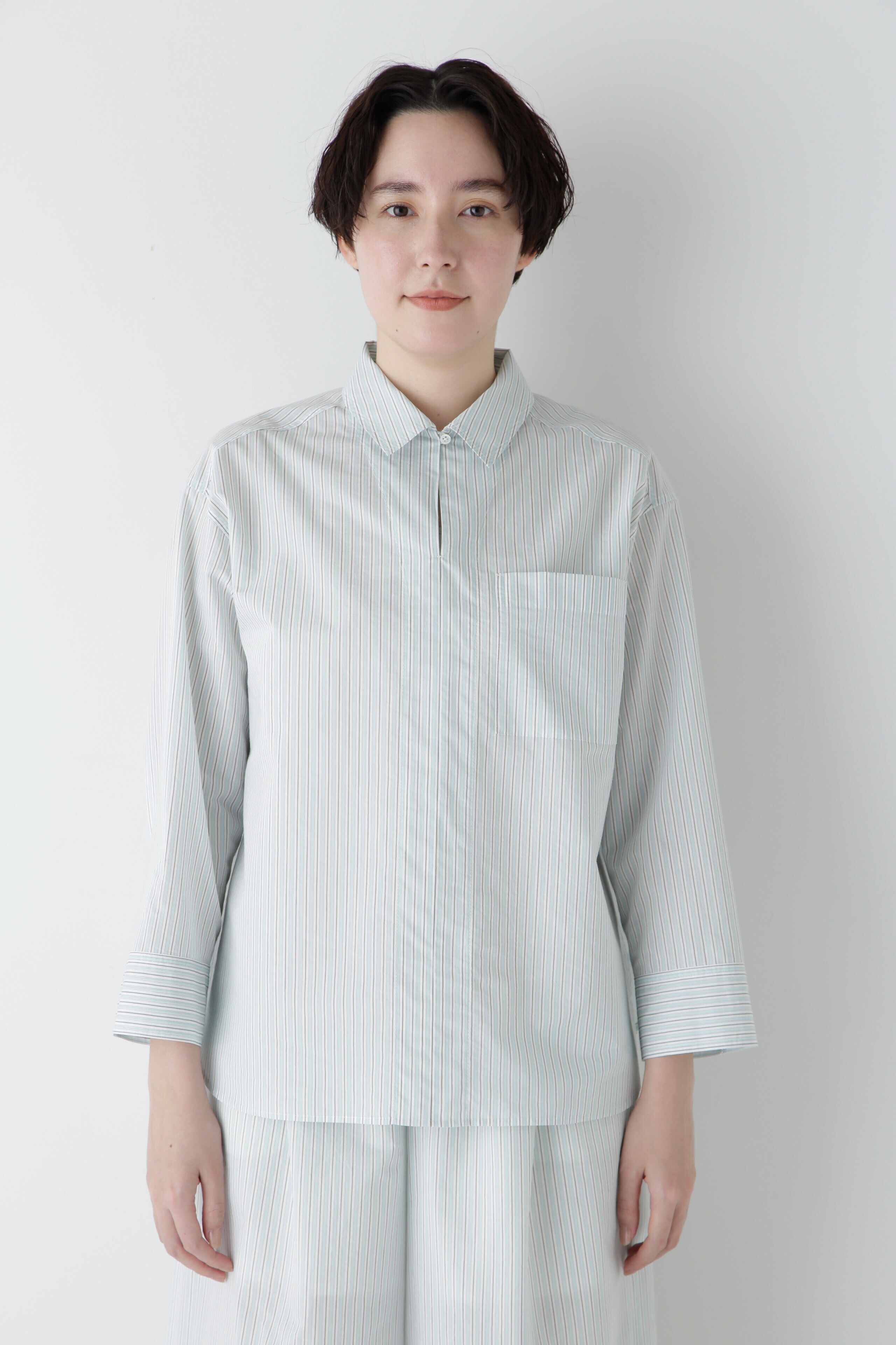  「◆エアリーコットンスキッパープルオーバー」|シャツ・ブラウス|