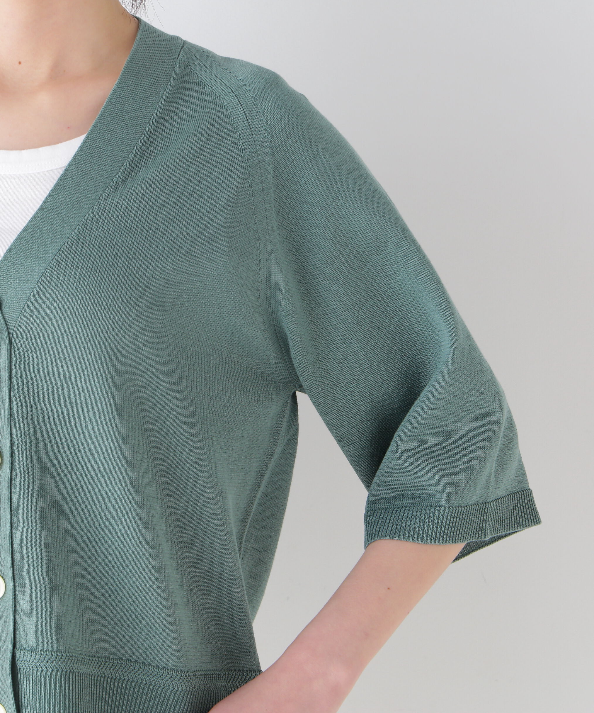  「◆ハイゲージギマラグランＶカーデ」|ニット・セーター|