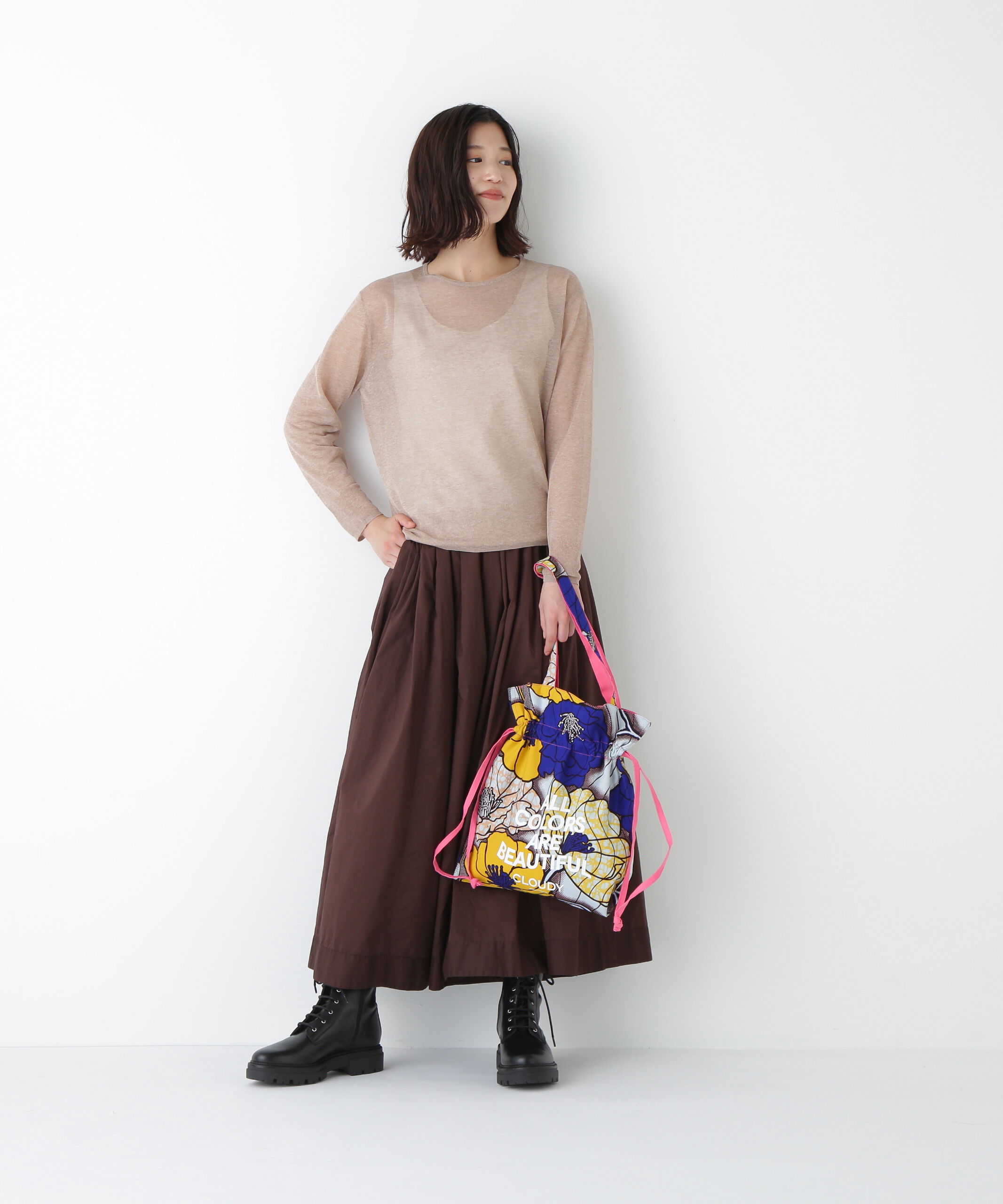  「◆コットンローンギャザースカート」|スカート|