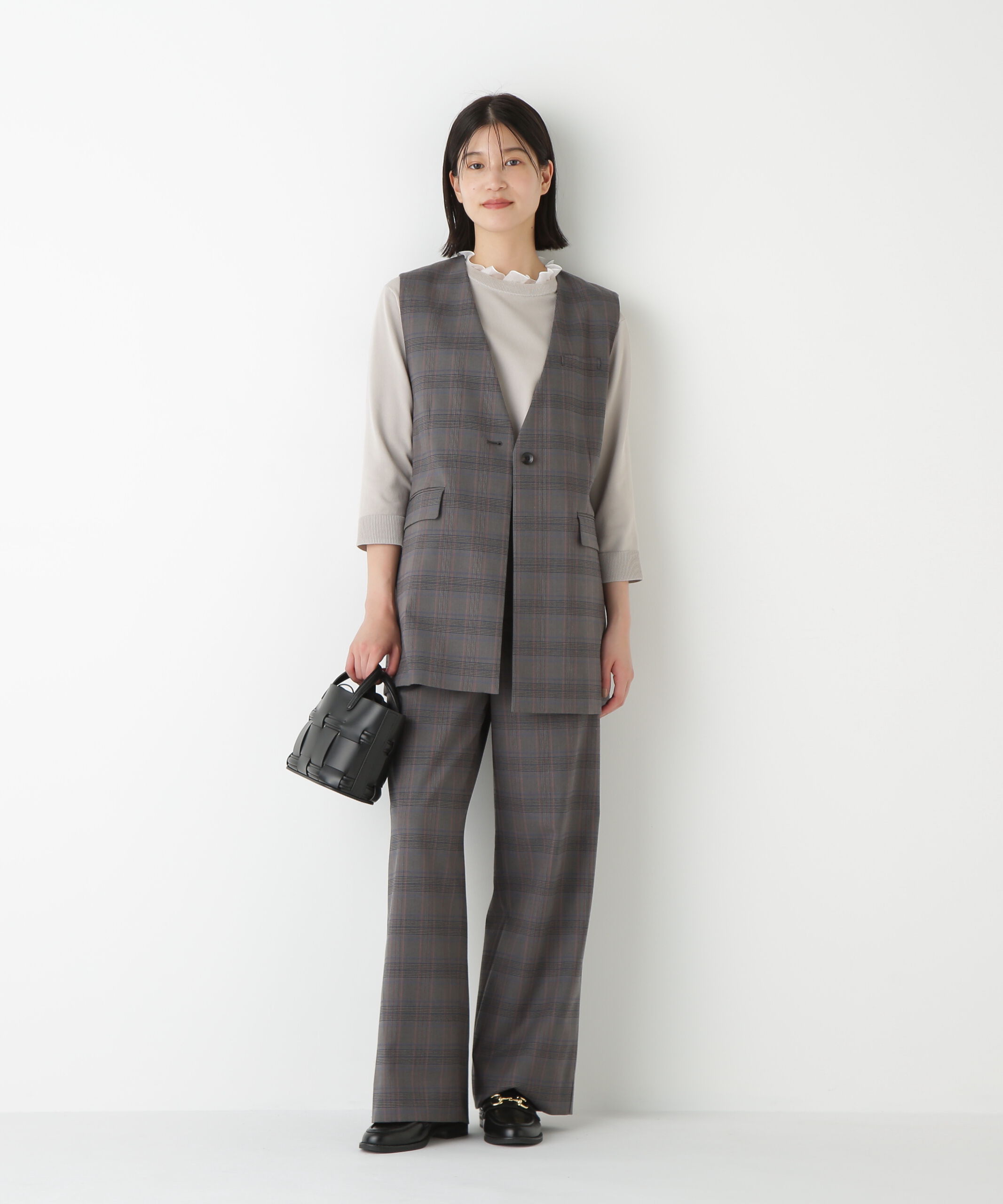  「◆強撚シャークスキンノーカラージレ」|その他|