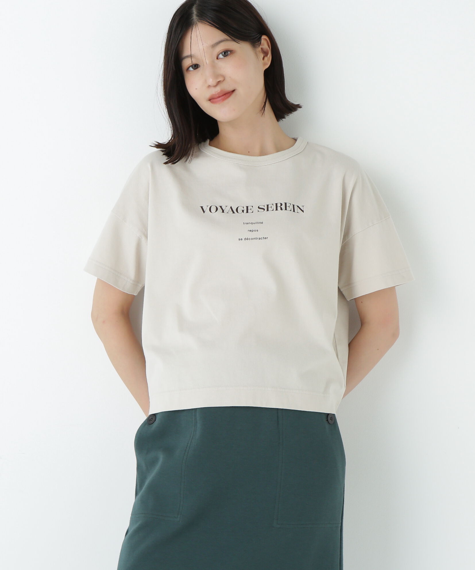  「メッセージロゴＴシャツ」|Tシャツ・カットソー|ライトベージ