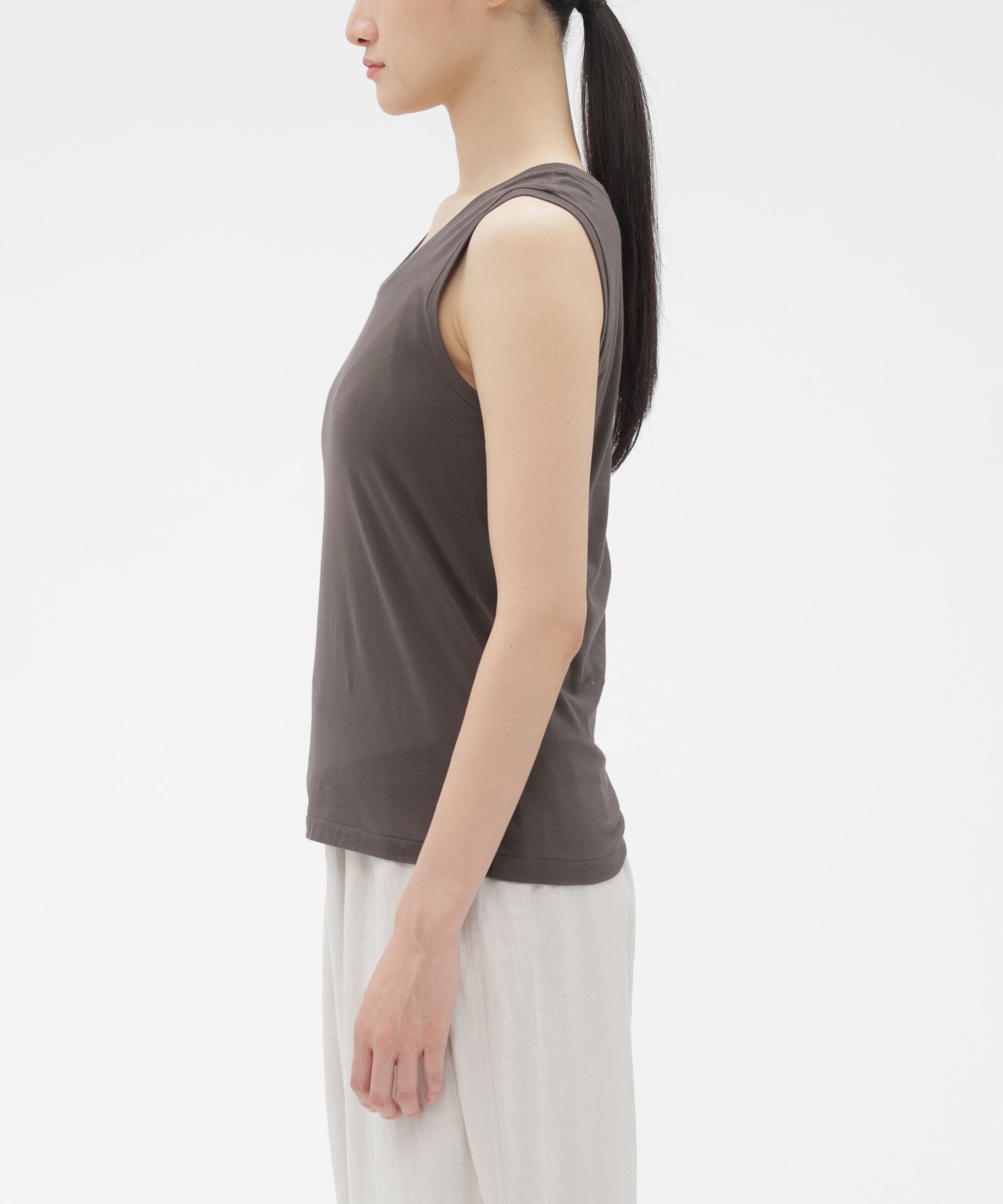 MARGARET HOWELL HOUSEHOLDGOODS「SUPERFINE COTTON JERSEY TOP」|Tシャツ・カットソー|