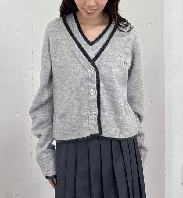 archives「レイヤードニットカーデアンサンブル」|カーディガン|