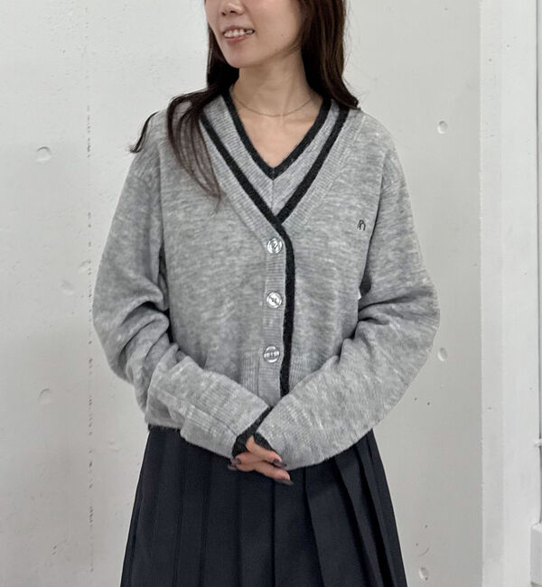 archives「レイヤードニットカーデアンサンブル」|カーディガン|