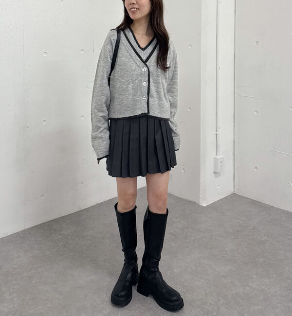 archives「レイヤードニットカーデアンサンブル」|カーディガン|