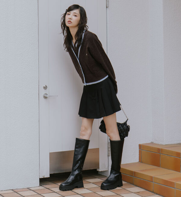 archives「レイヤードニットカーデアンサンブル」|カーディガン|