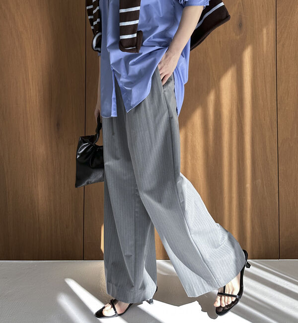 Doux archives「２タックワイドパンツ」|チノ|