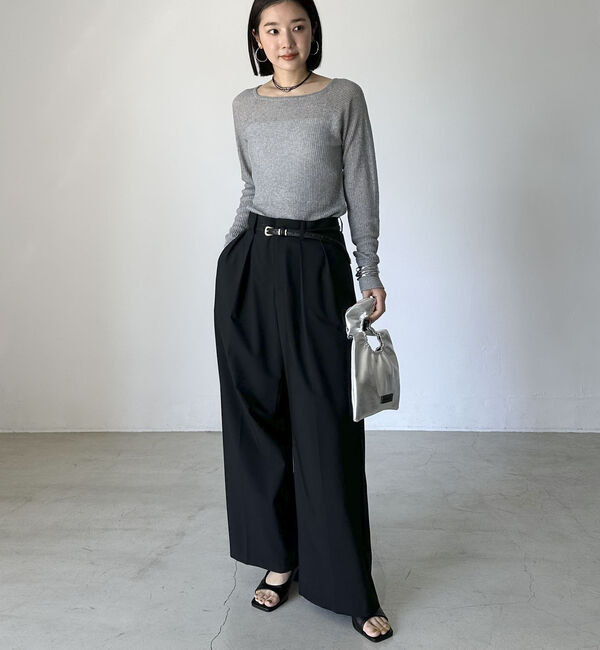 Doux archives「２タックワイドパンツ」|チノ|