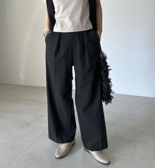 Doux archives「２タックワイドパンツ」|チノ|