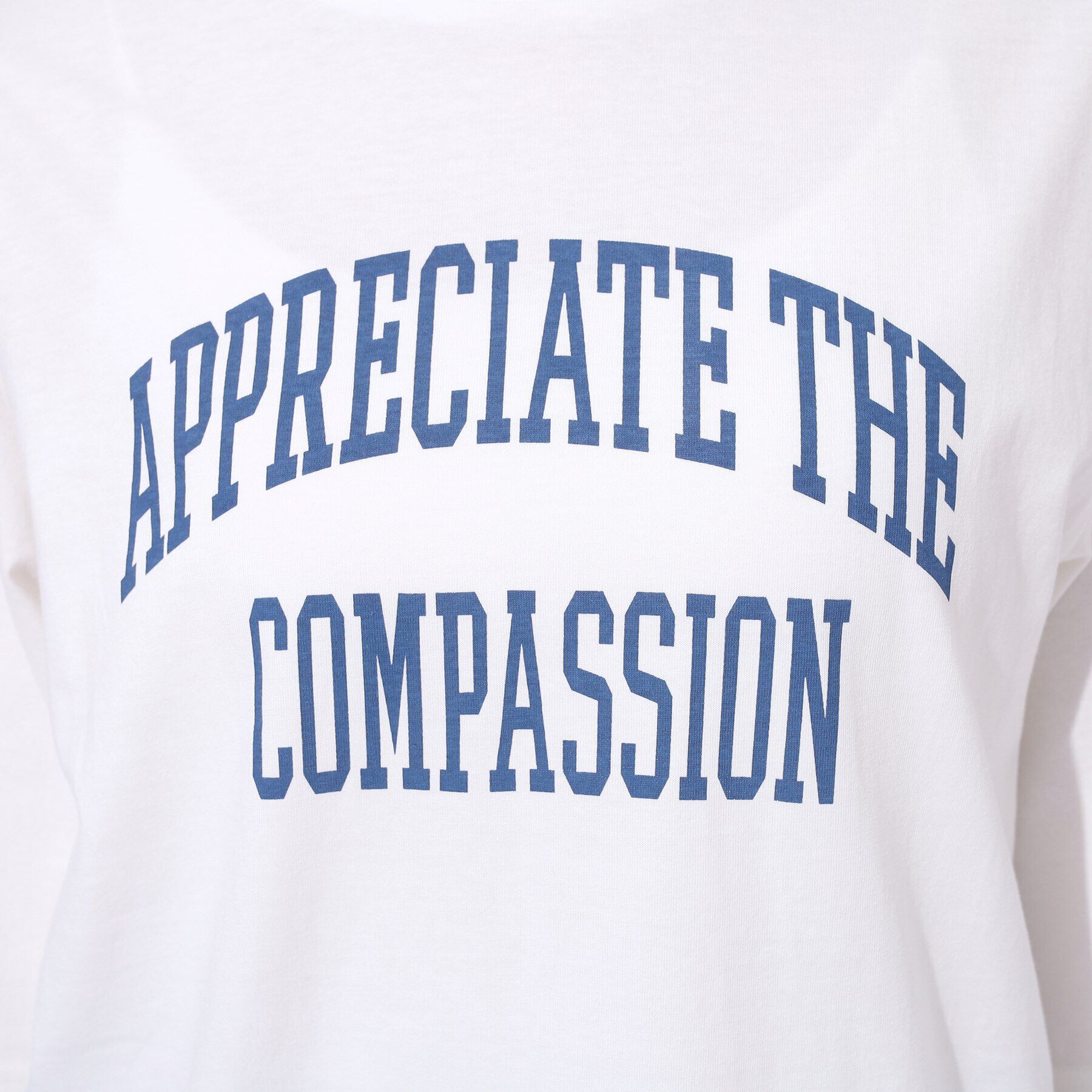 SHOO･LA･RUE「【洗える/綿100%/プチプラ】アウトも決まる ラウンドヘム プリントTシャツ」|Tシャツ・カットソー|