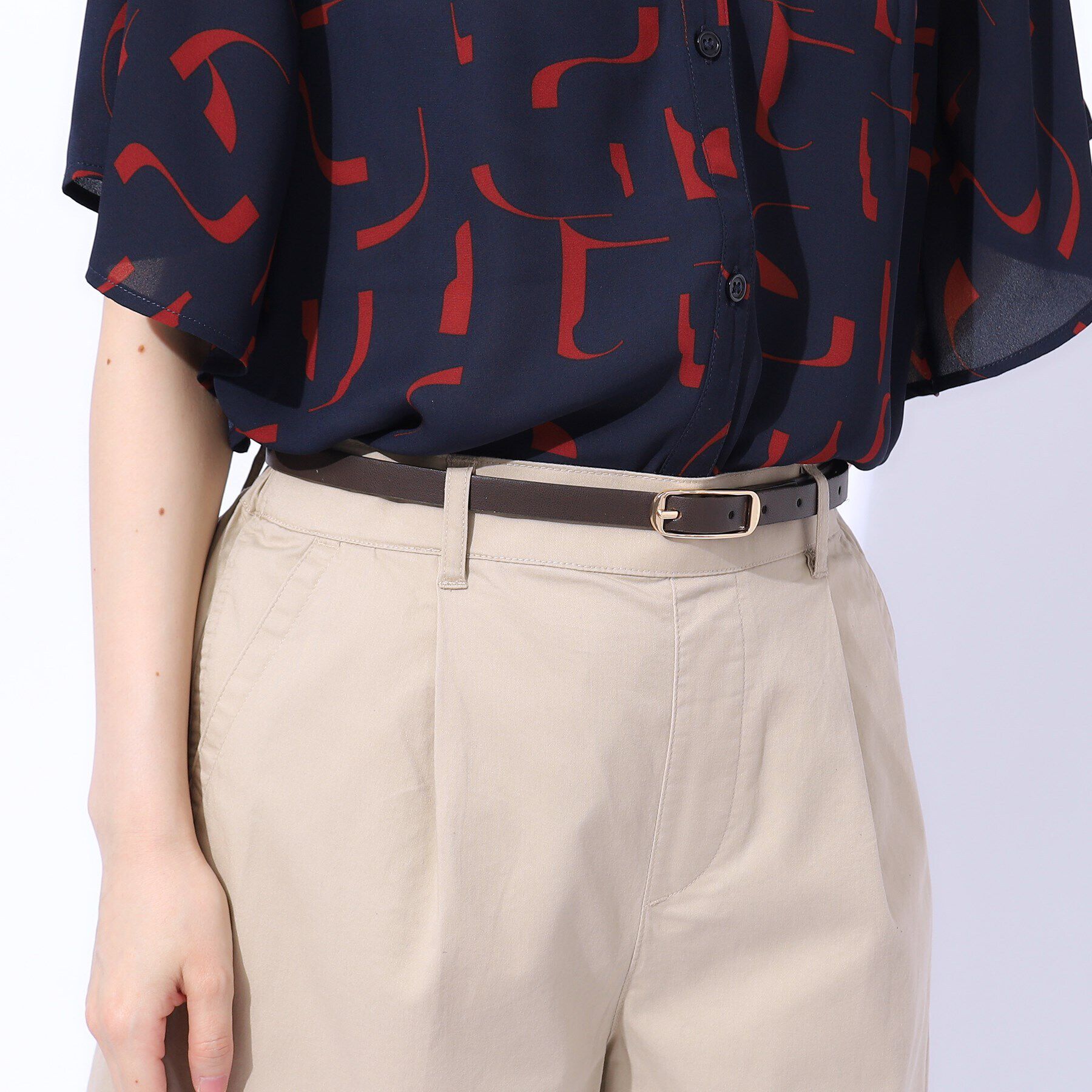 SHOO･LA･RUE「リバーシブルスムースベルト」|ベルト|