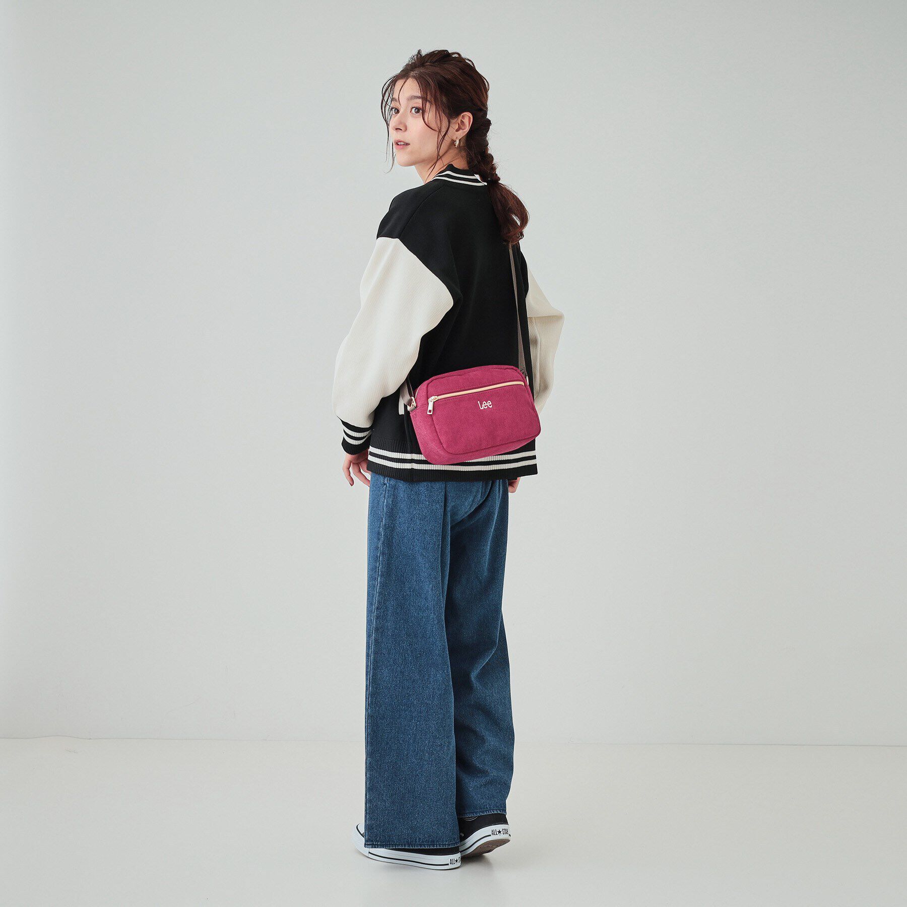 SHOO･LA･RUE「【Lee別注】フロントファスナーポケットショルダーバッグ」|ショルダー・メッセンジャー|