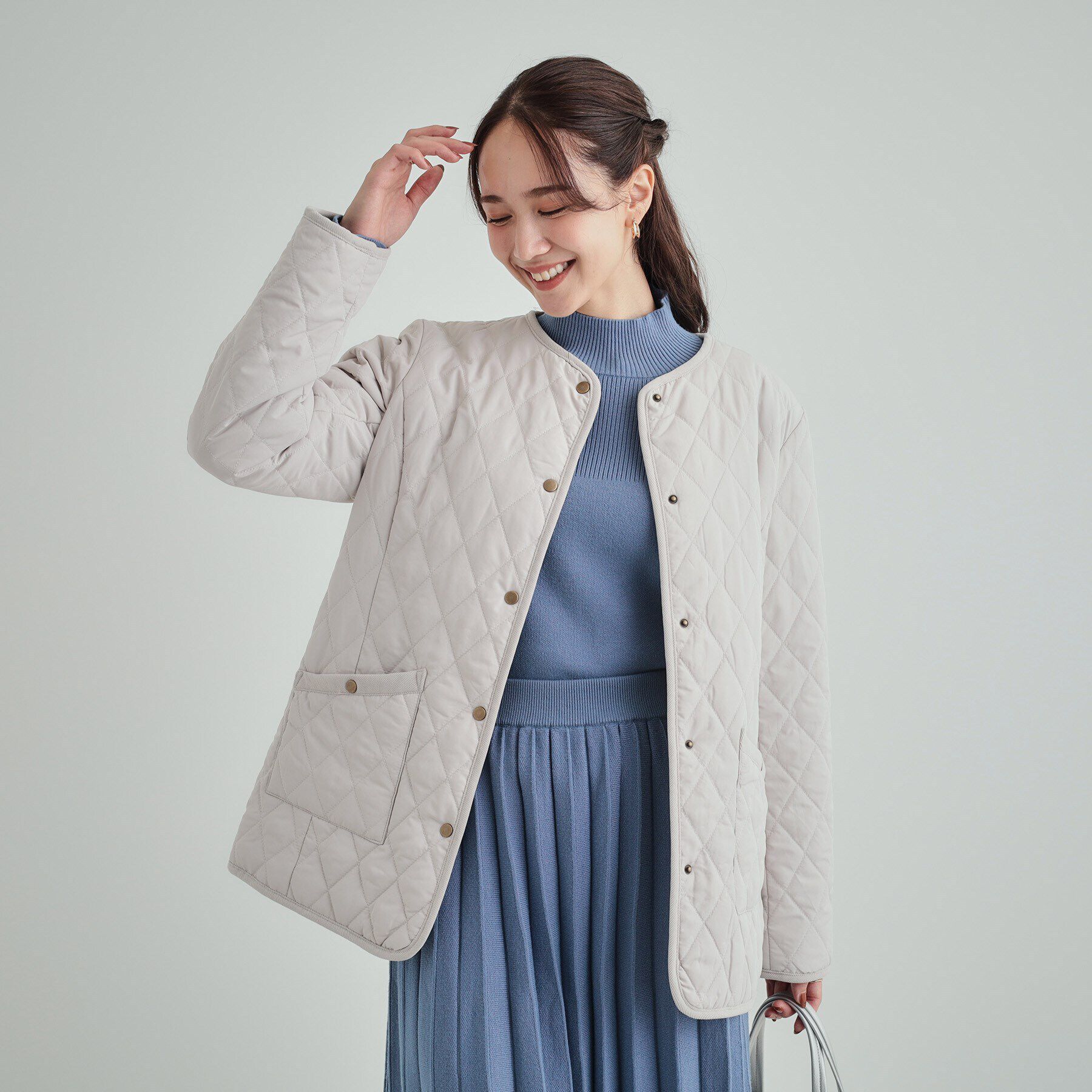 SHOO･LA･RUE「【高レビュー/フード取り外し可】大人カジュアルなキルトジャケット」|その他|