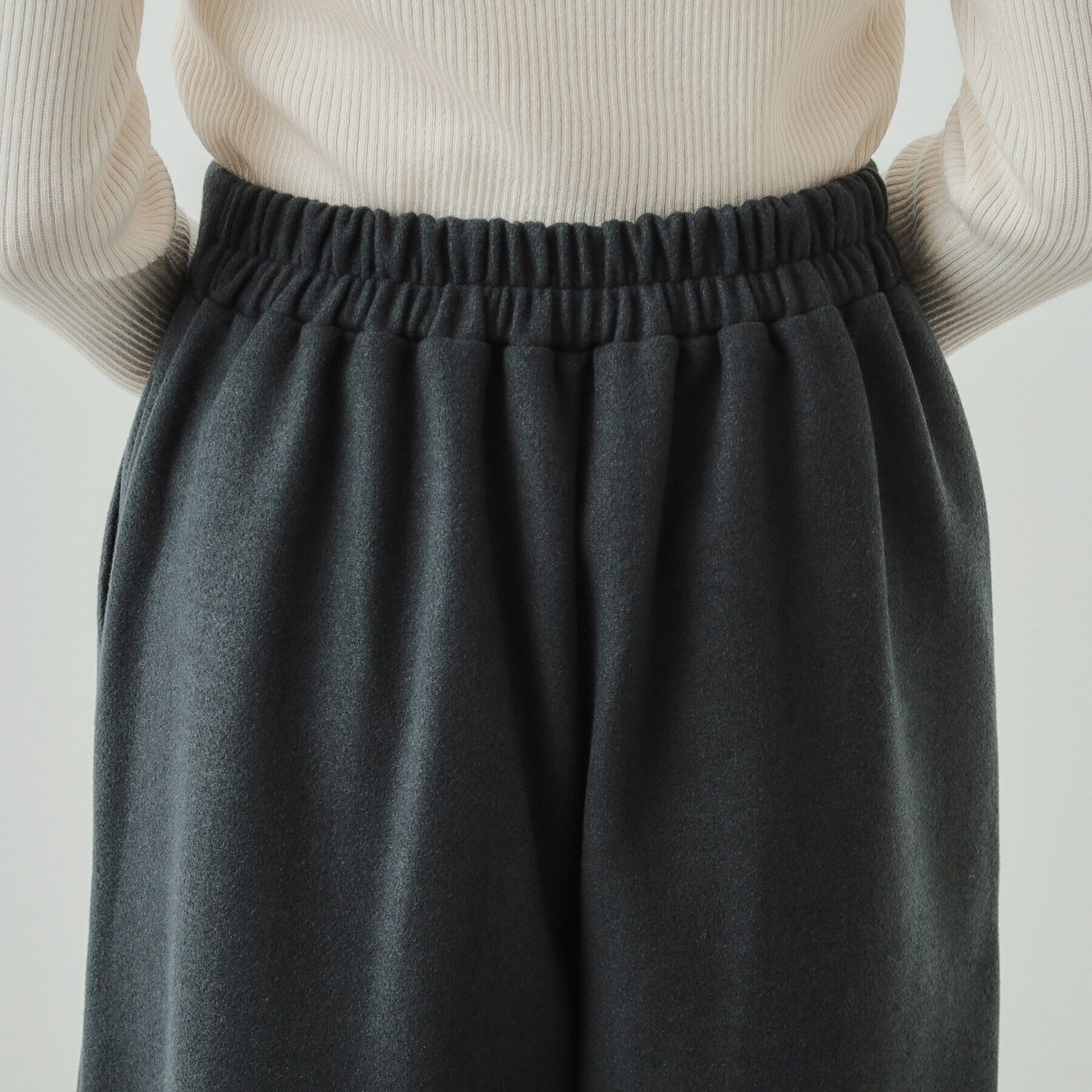 SHOO･LA･RUE「【あったか】きれいめ ベイカーガウチョパンツ」|その他|