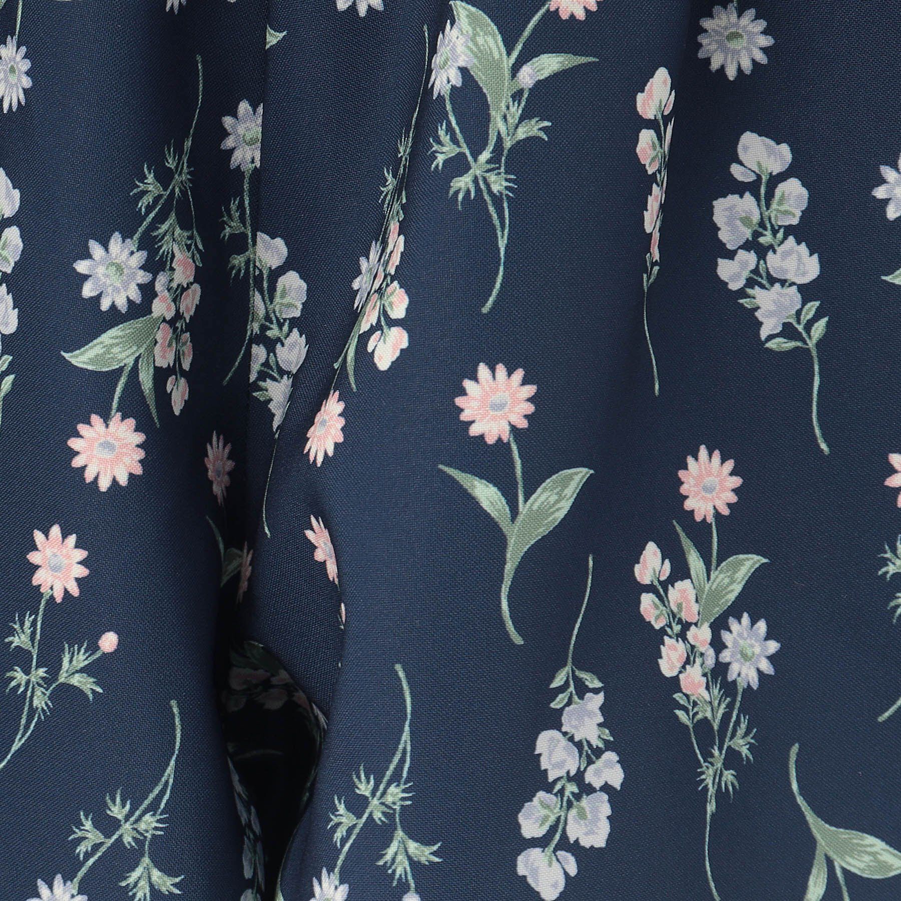 SHOO･LA･RUE「【100-150cm/撥水】上品なボタニカル柄 ハートポケットショートパンツ」|キュロット|