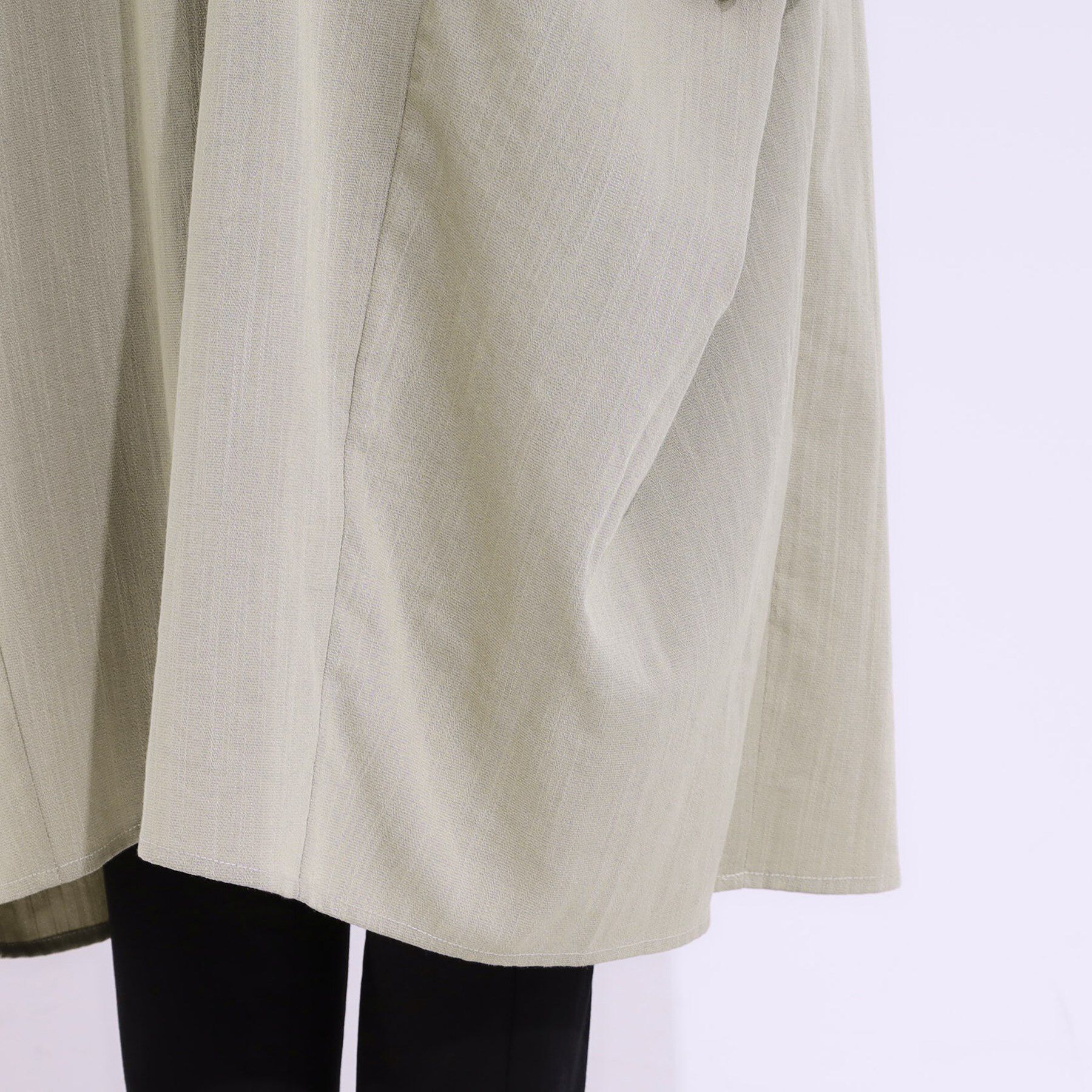 SHOO･LA･RUE「【S-LL】楽にサマ見え コクーンシルエットの涼やかワンピース」|ワンピース|