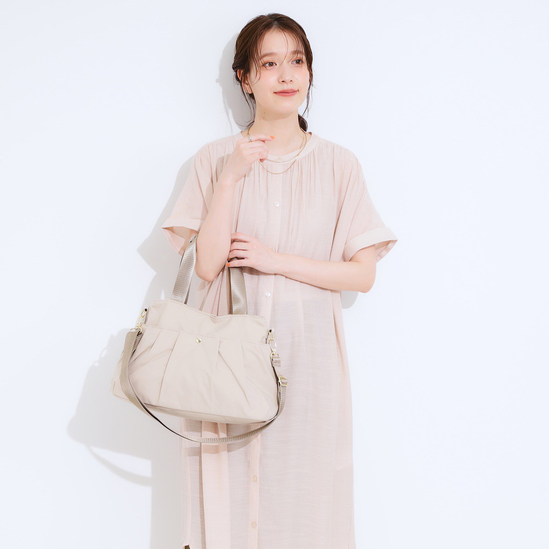 SHOO･LA･RUE「【撥水】ポケットタック2WAYトートバッグ」|トートバッグ|